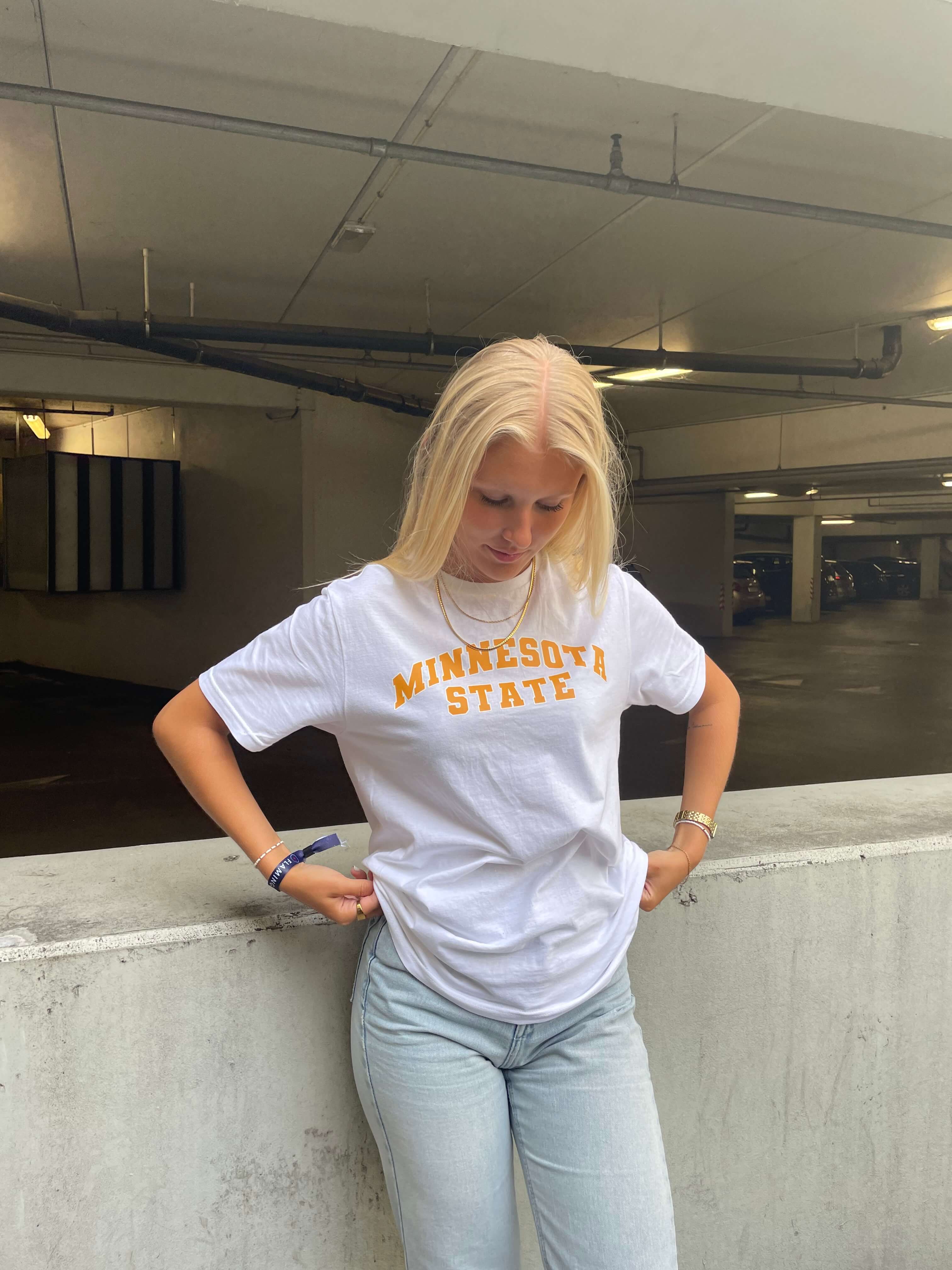 Minnesota State - Hvid T-Shirt
