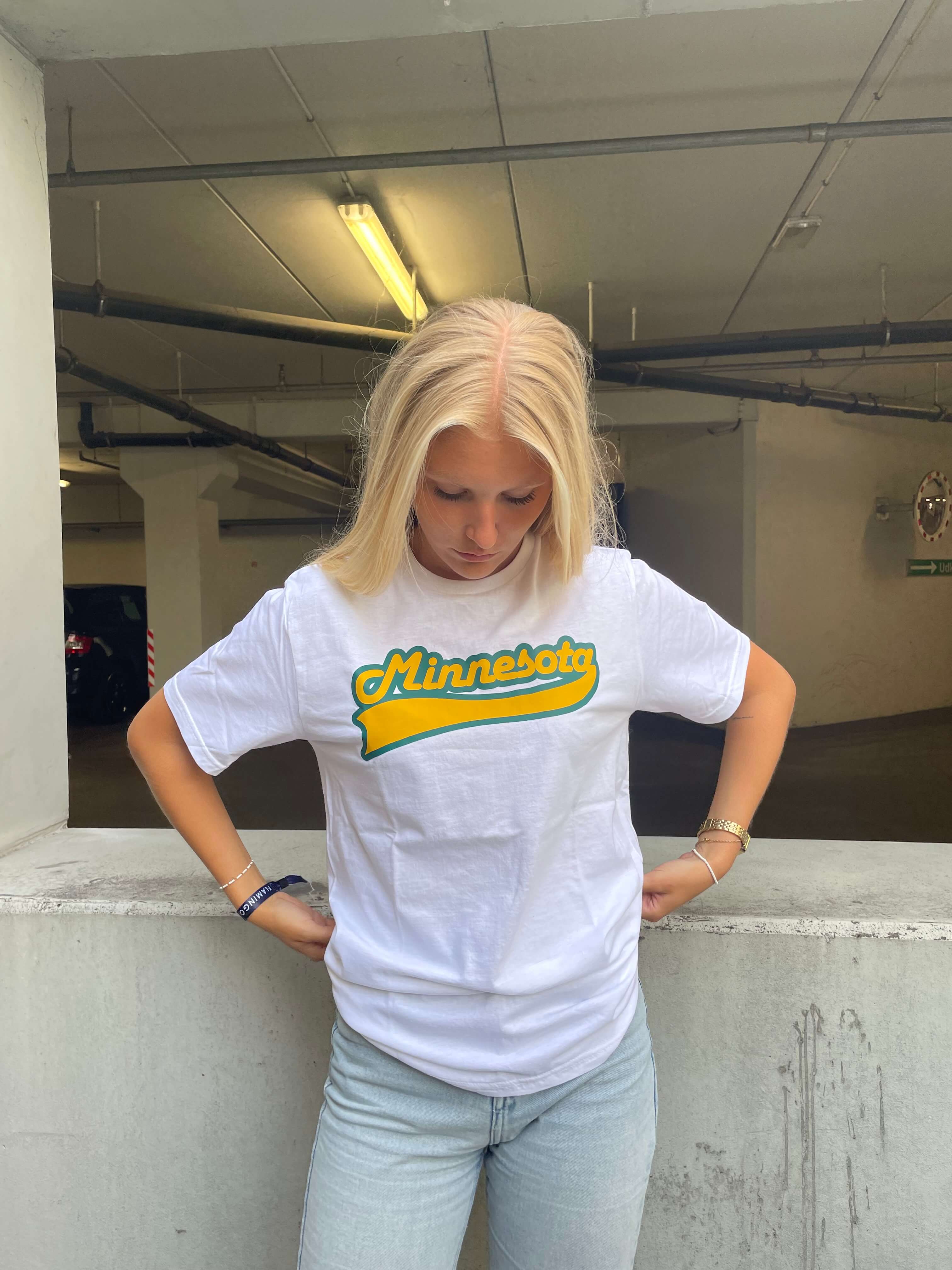 Minnesota - Hvid T-Shirt