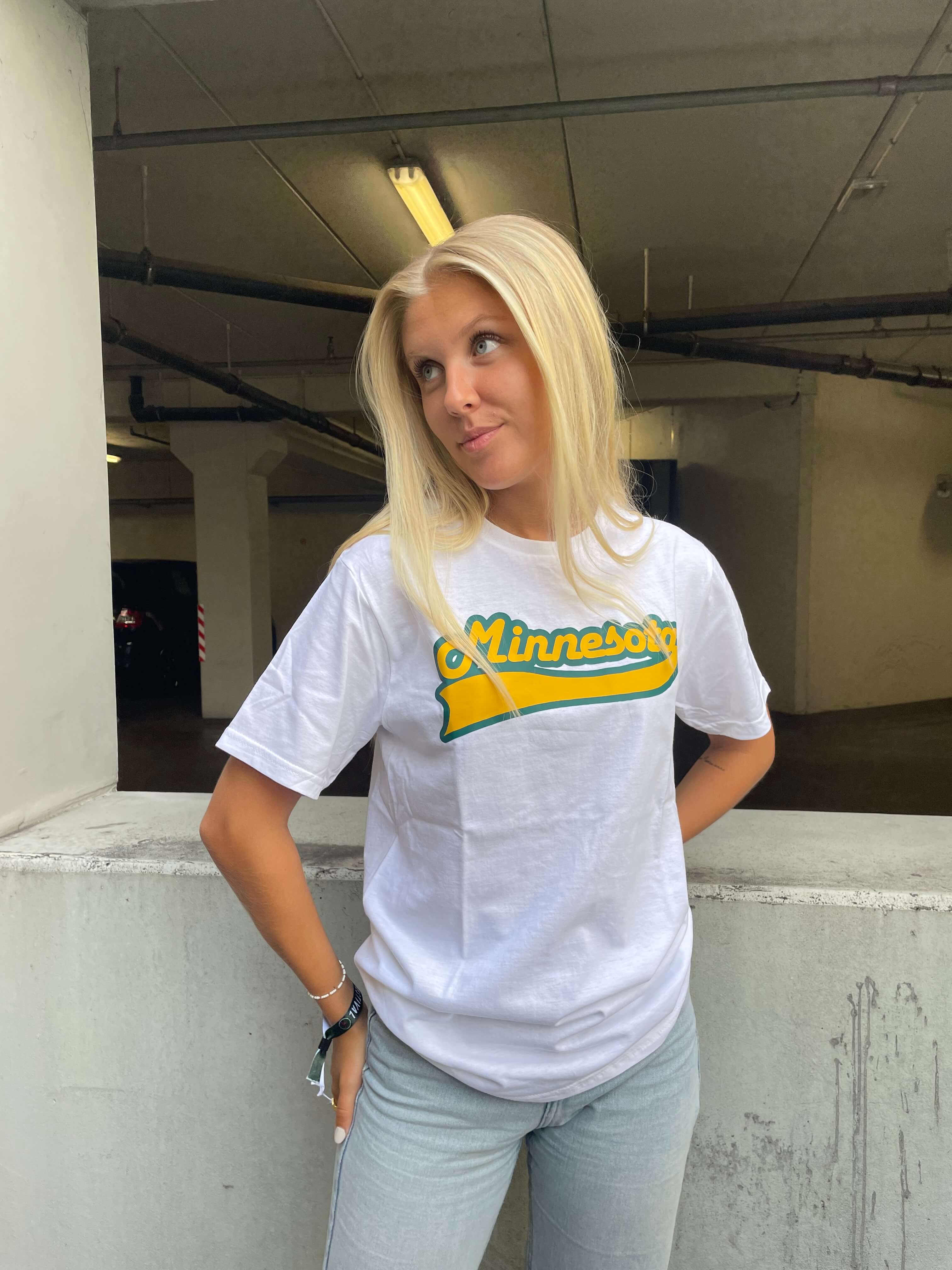 Minnesota - Hvid T-Shirt