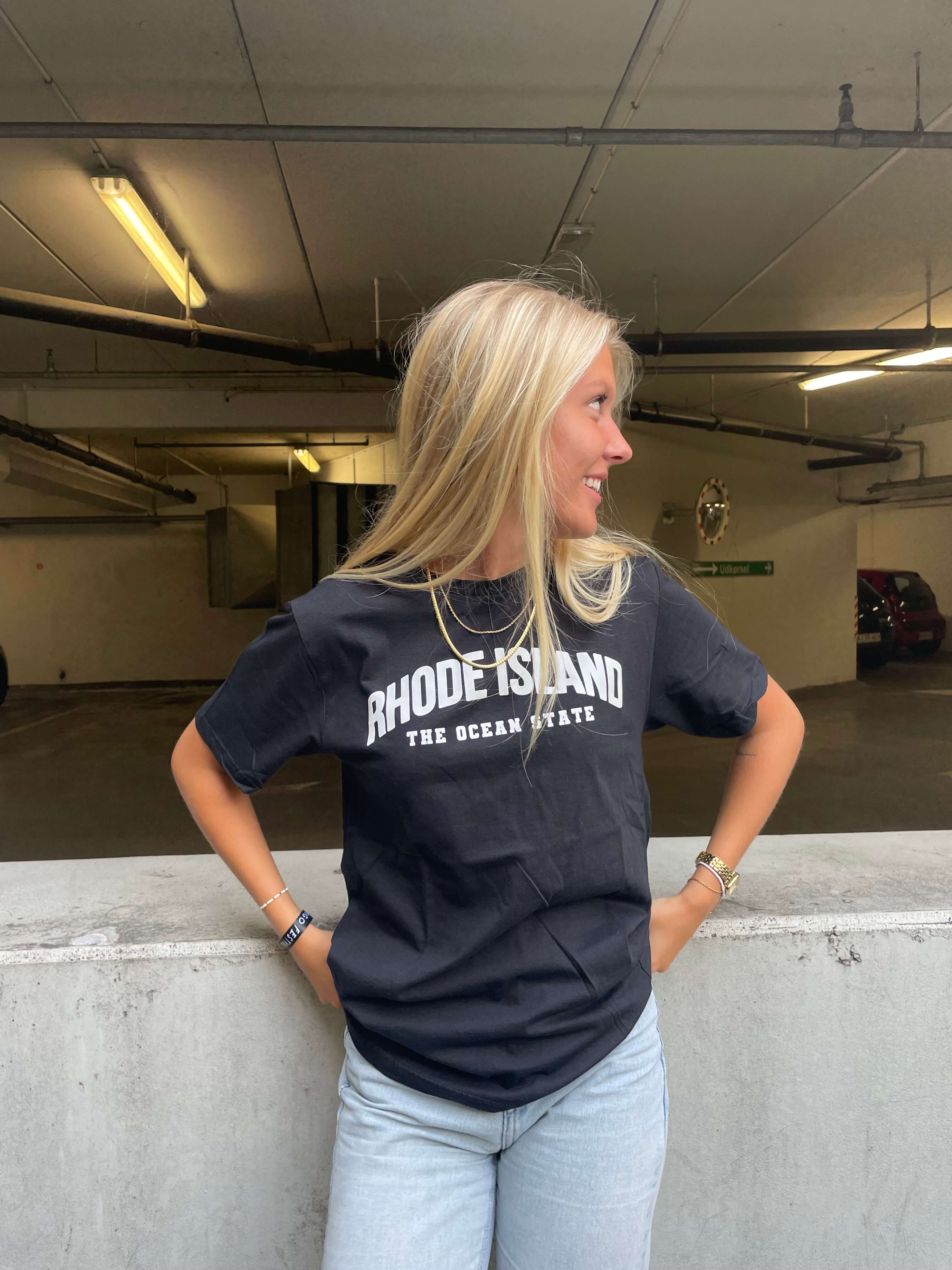 Rhode Island - Sort T-Shirt