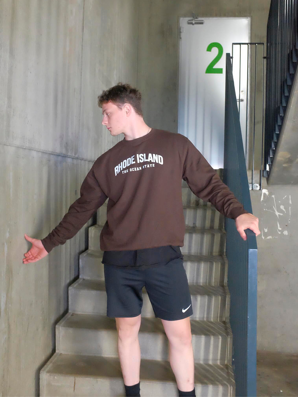 Rhode Island - Brun Sweatshirt