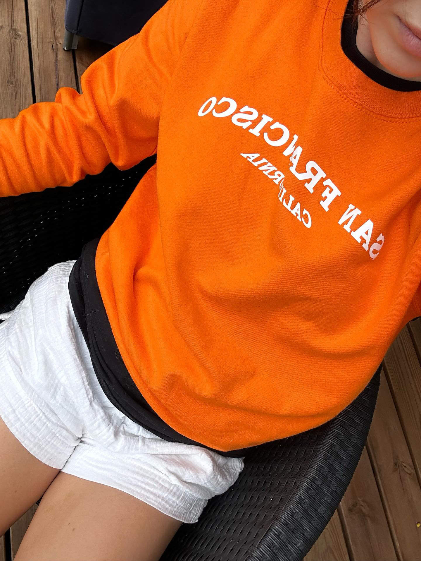 San Francisco - Orange Sweatshirt