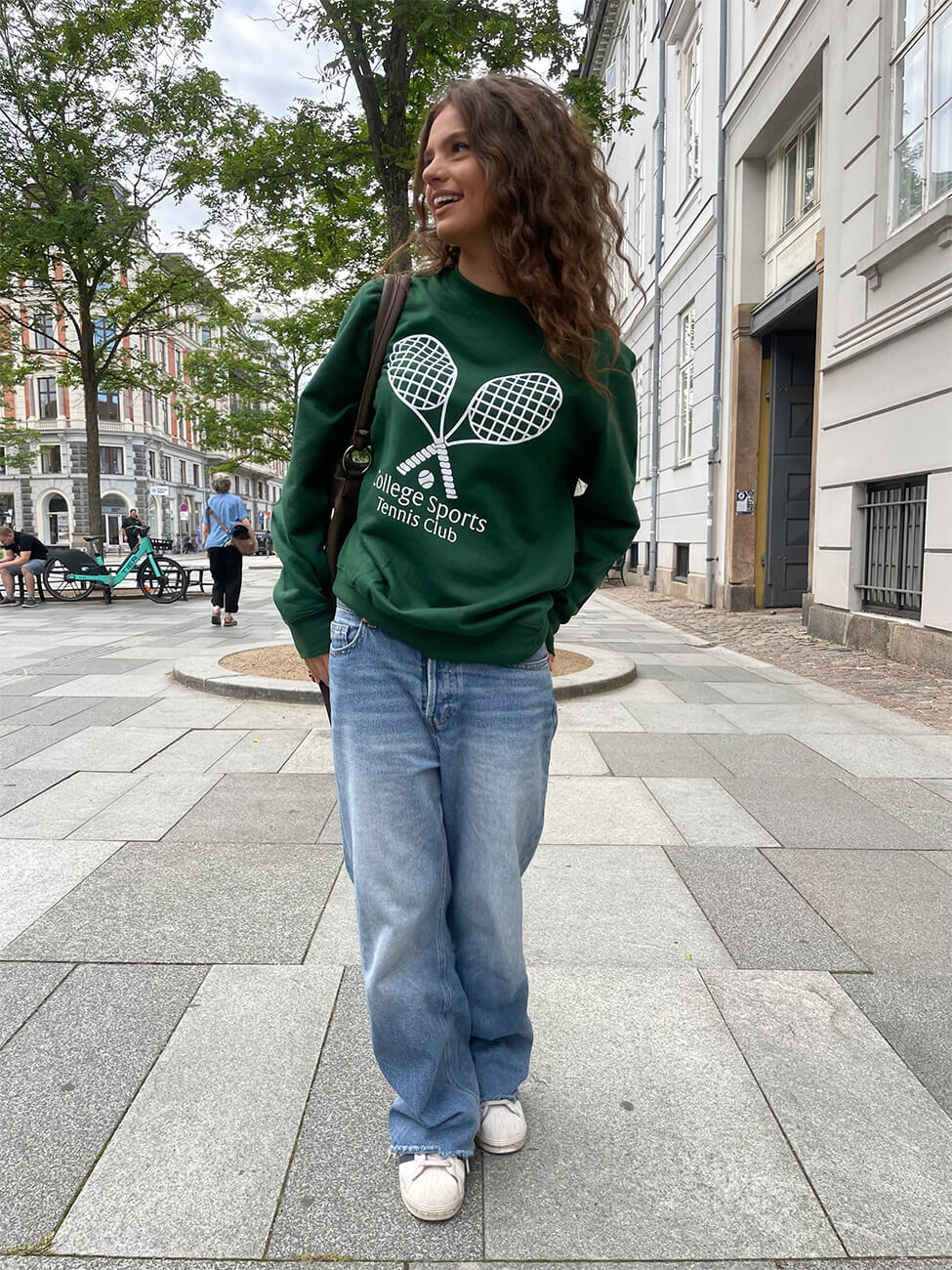 Tennis Club - Grøn Sweatshirt