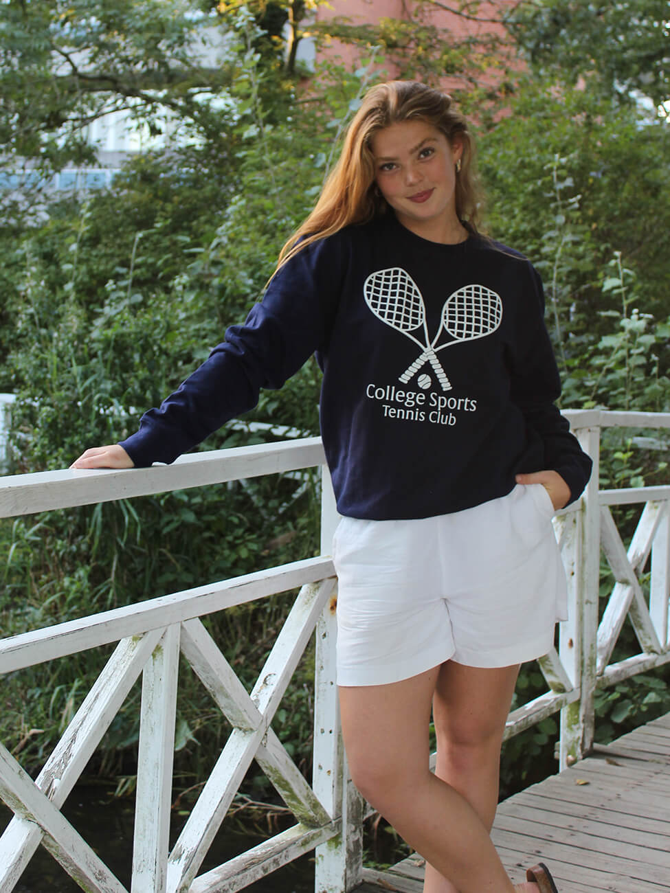 Tennis Club - Navy Sweatshirt