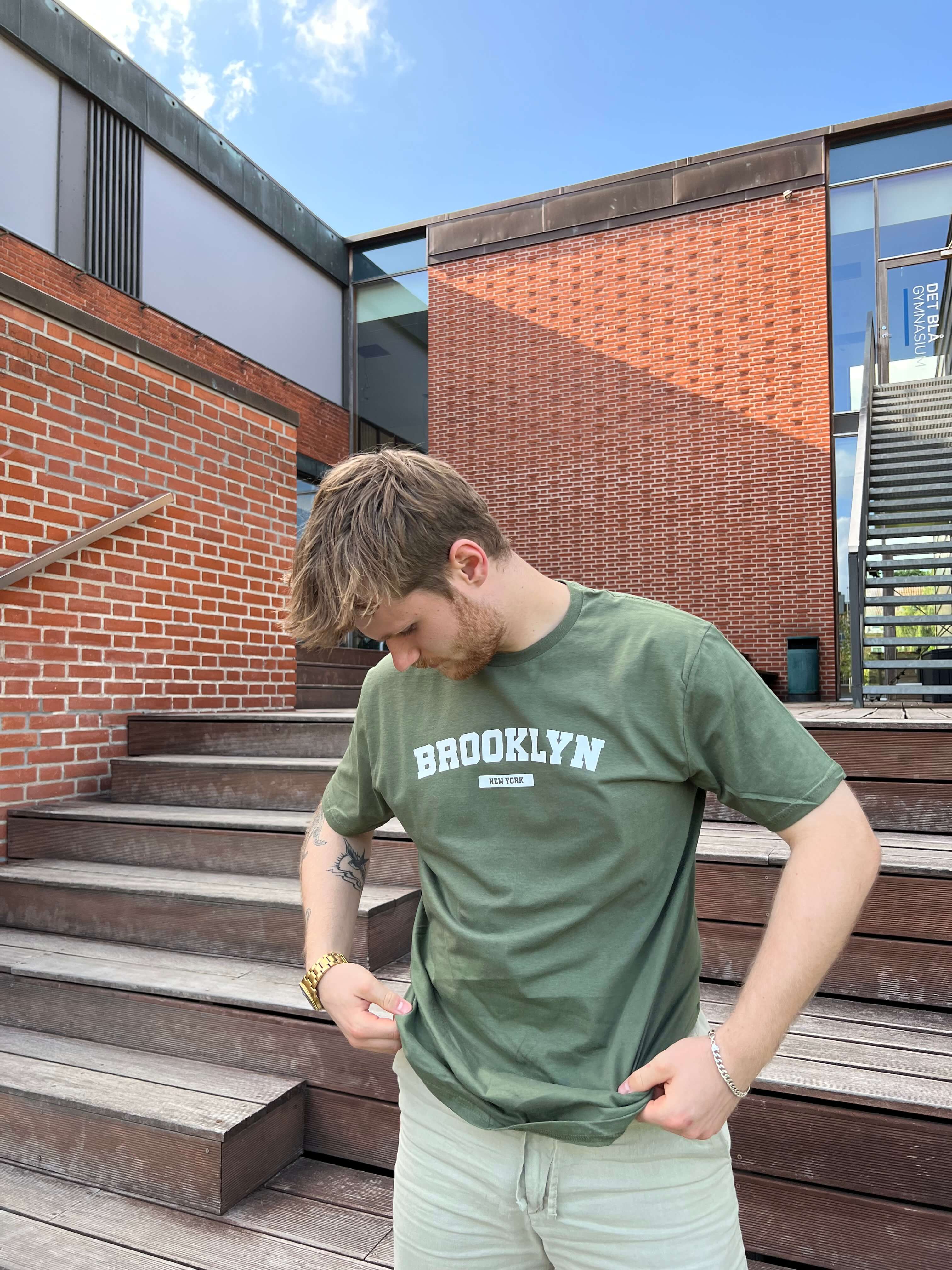 Brooklyn - Oliven T-Shirt