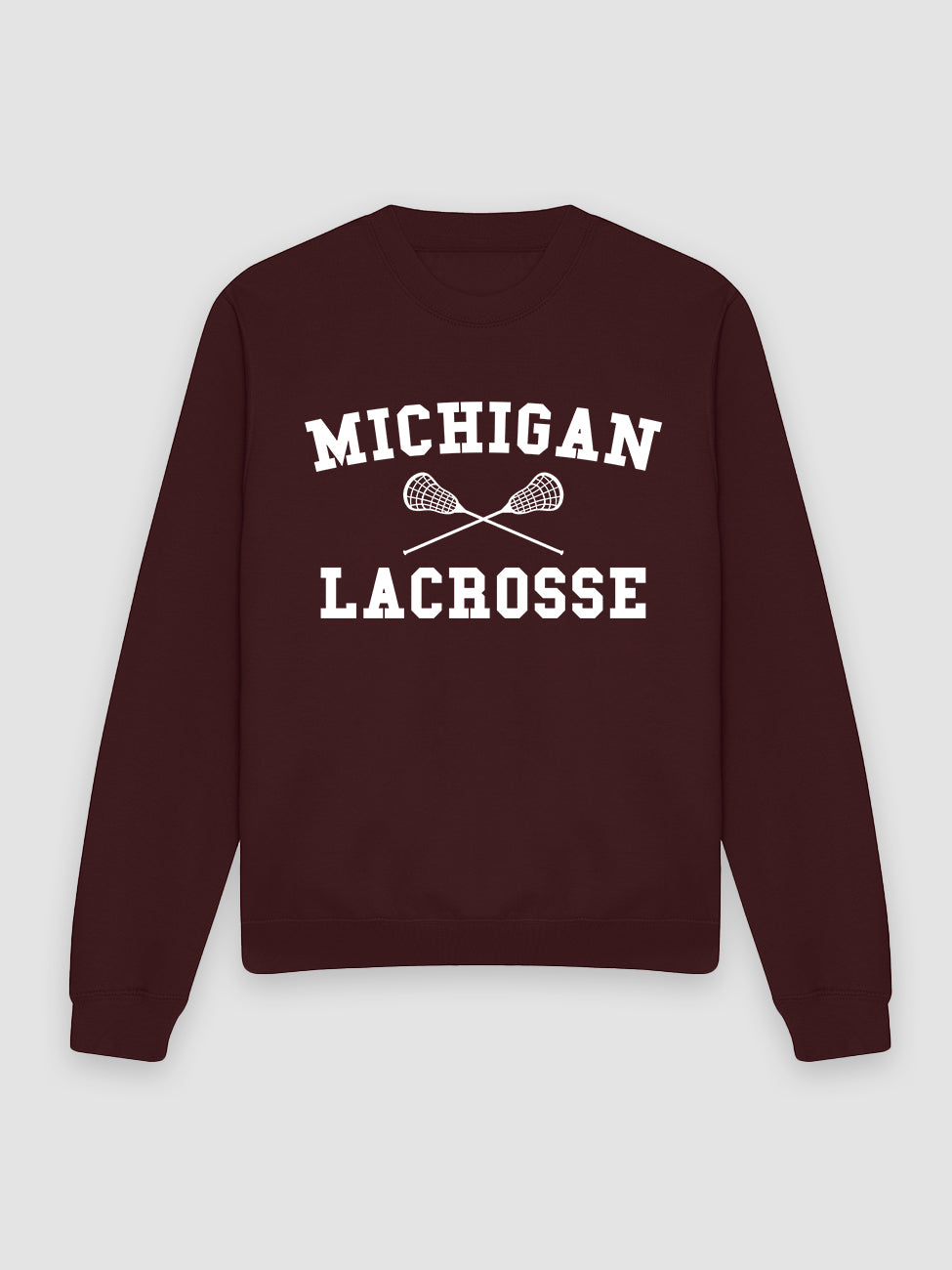 Michigan Lacrosse - Bordeaux Sweatshirt