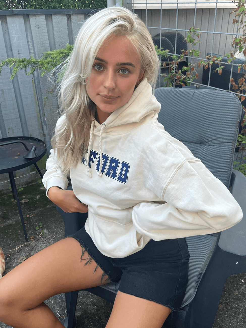 Oxford - Creme Hoodie