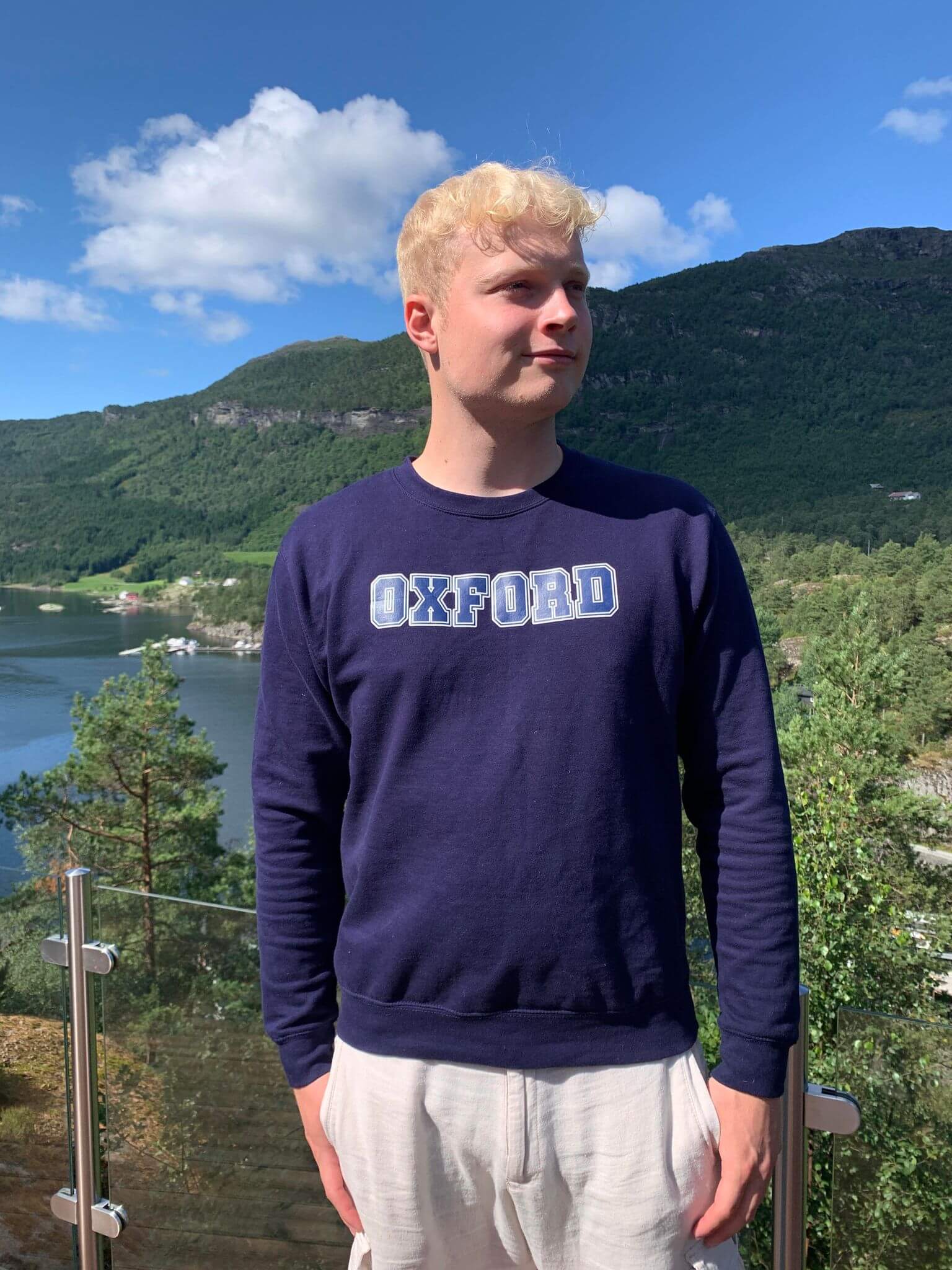 Oxford - Navy Sweatshirt
