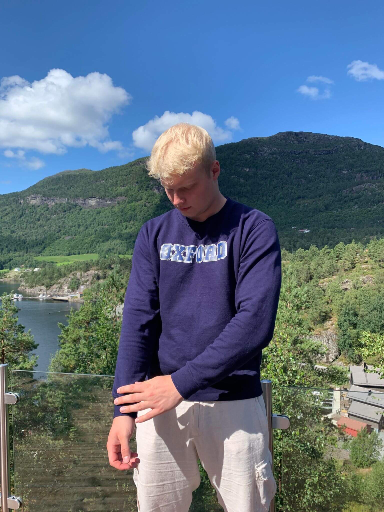 Oxford - Navy Sweatshirt