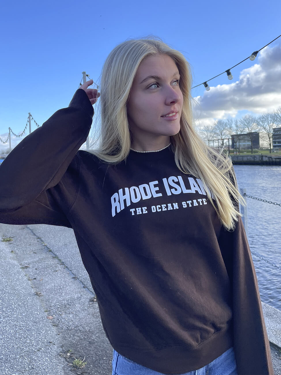 Rhode Island - Brun Sweatshirt