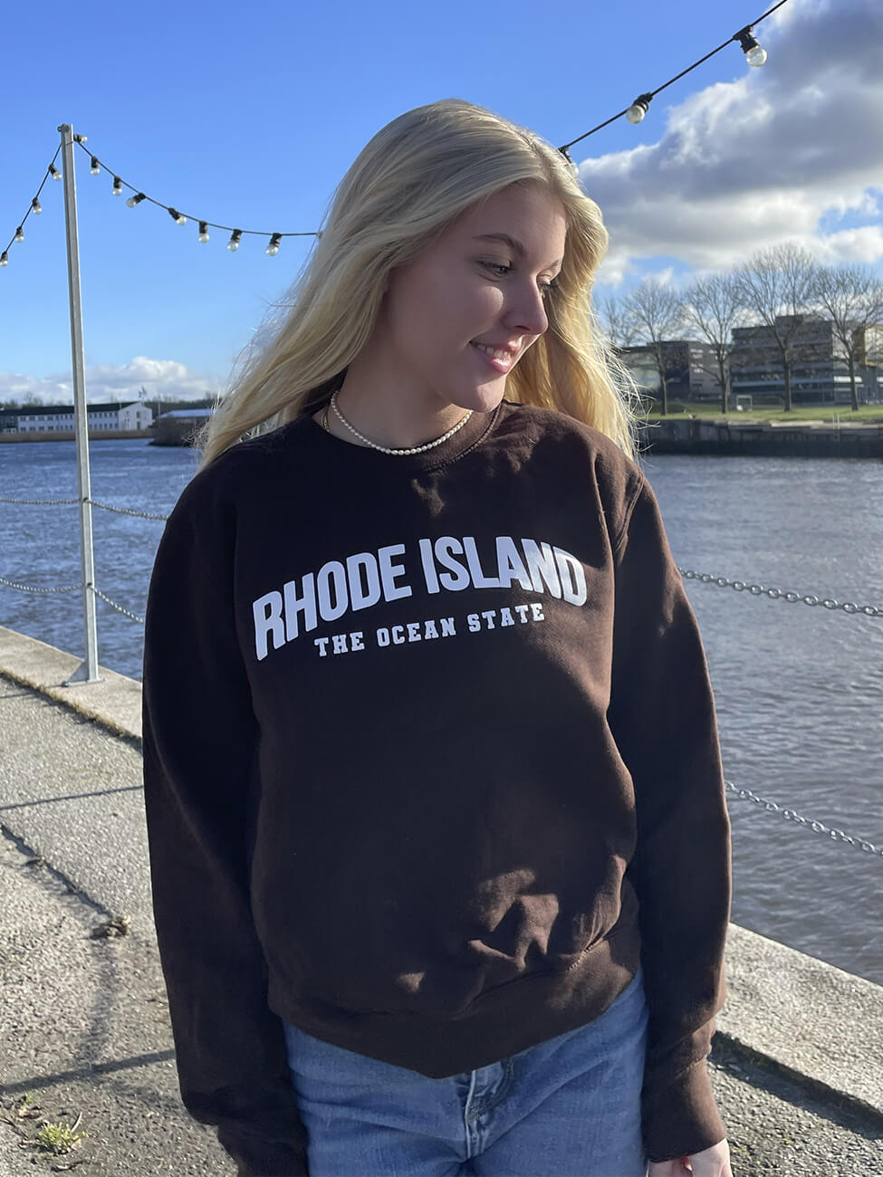 Rhode Island - Brun Sweatshirt