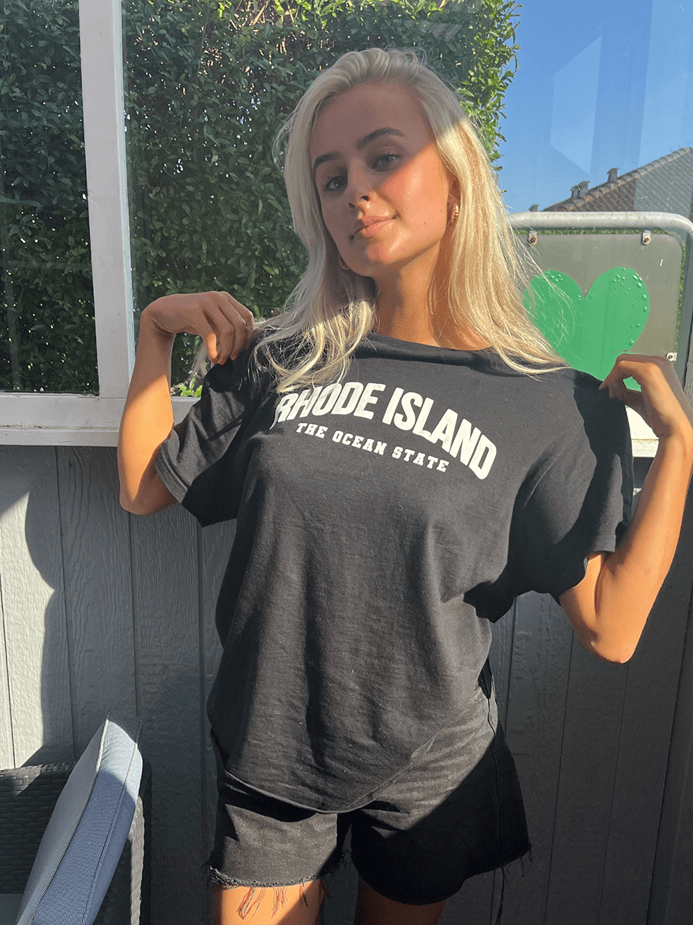 Rhode Island - Sort T-Shirt