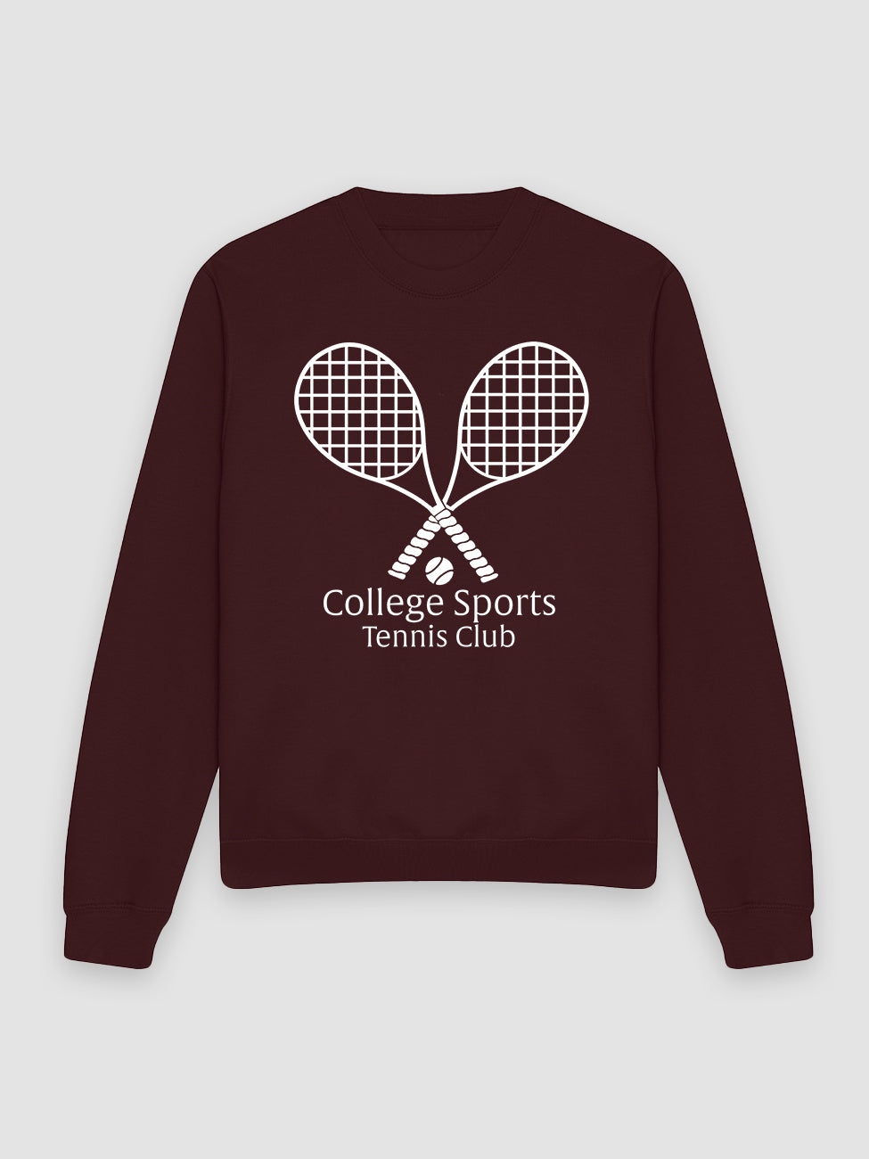 Tennis Club - Bordeaux Sweatshirt