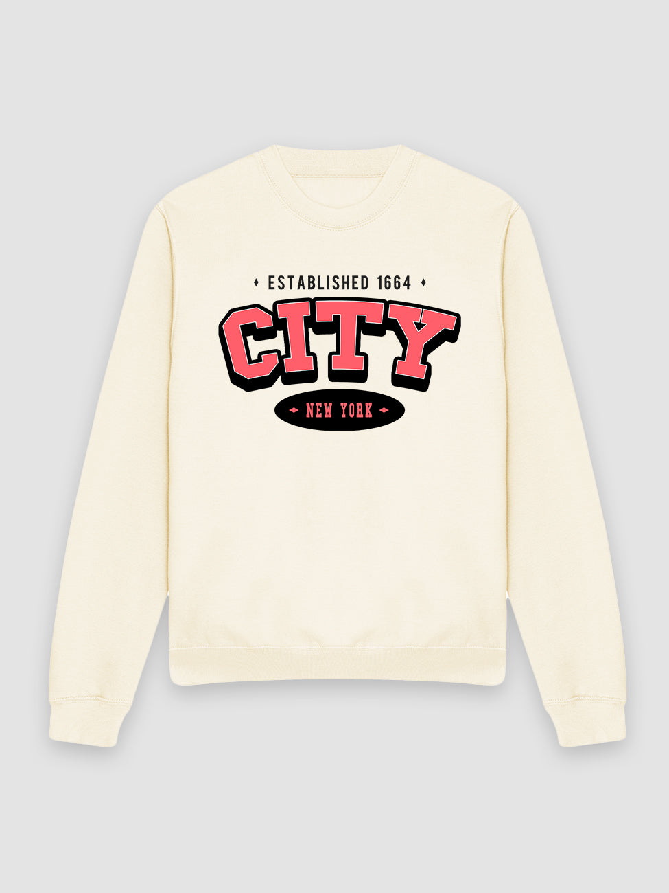 Varsity NYC - Creme Sweatshirt
