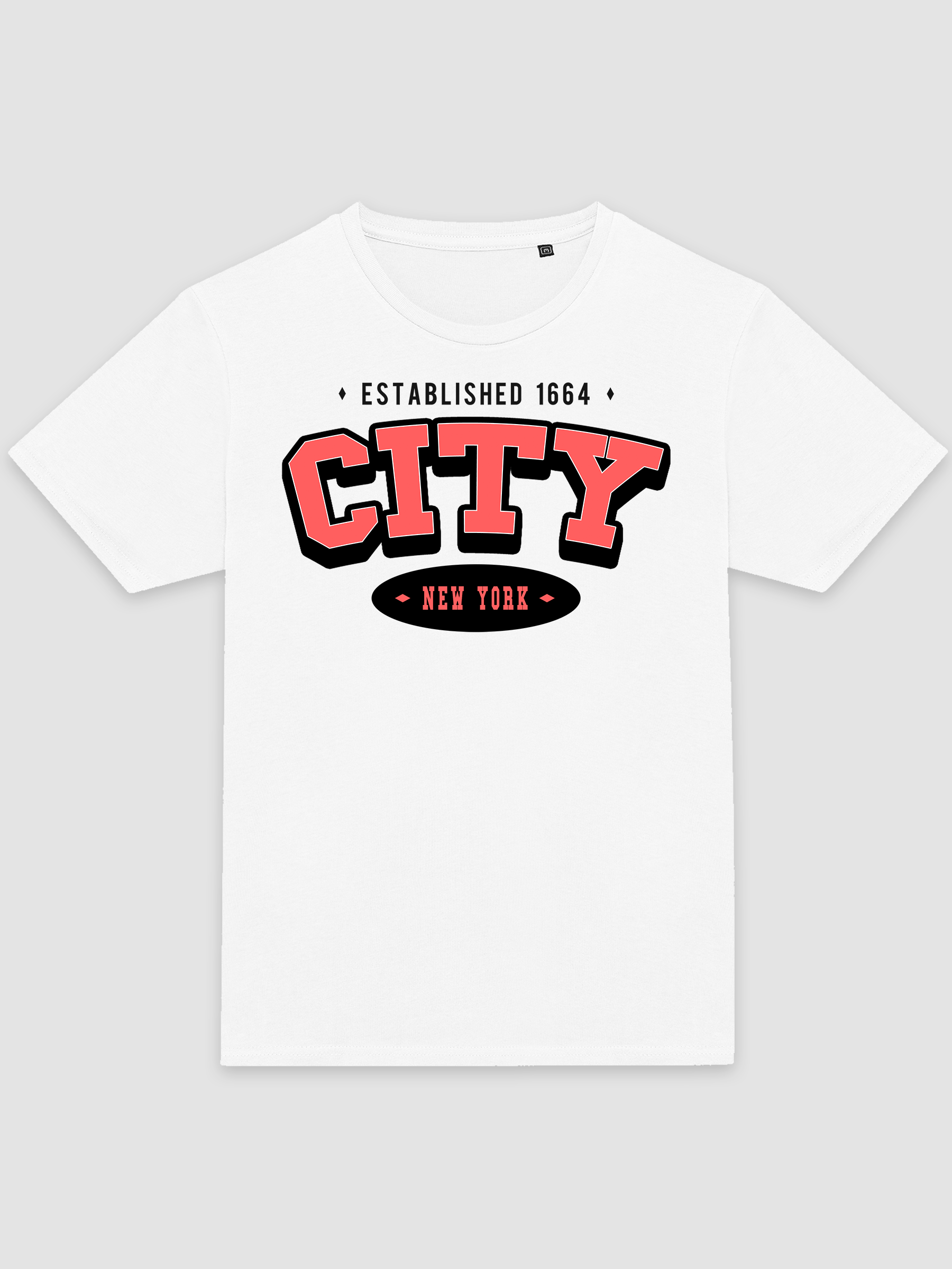 Varsity NYC - Hvid T-Shirt