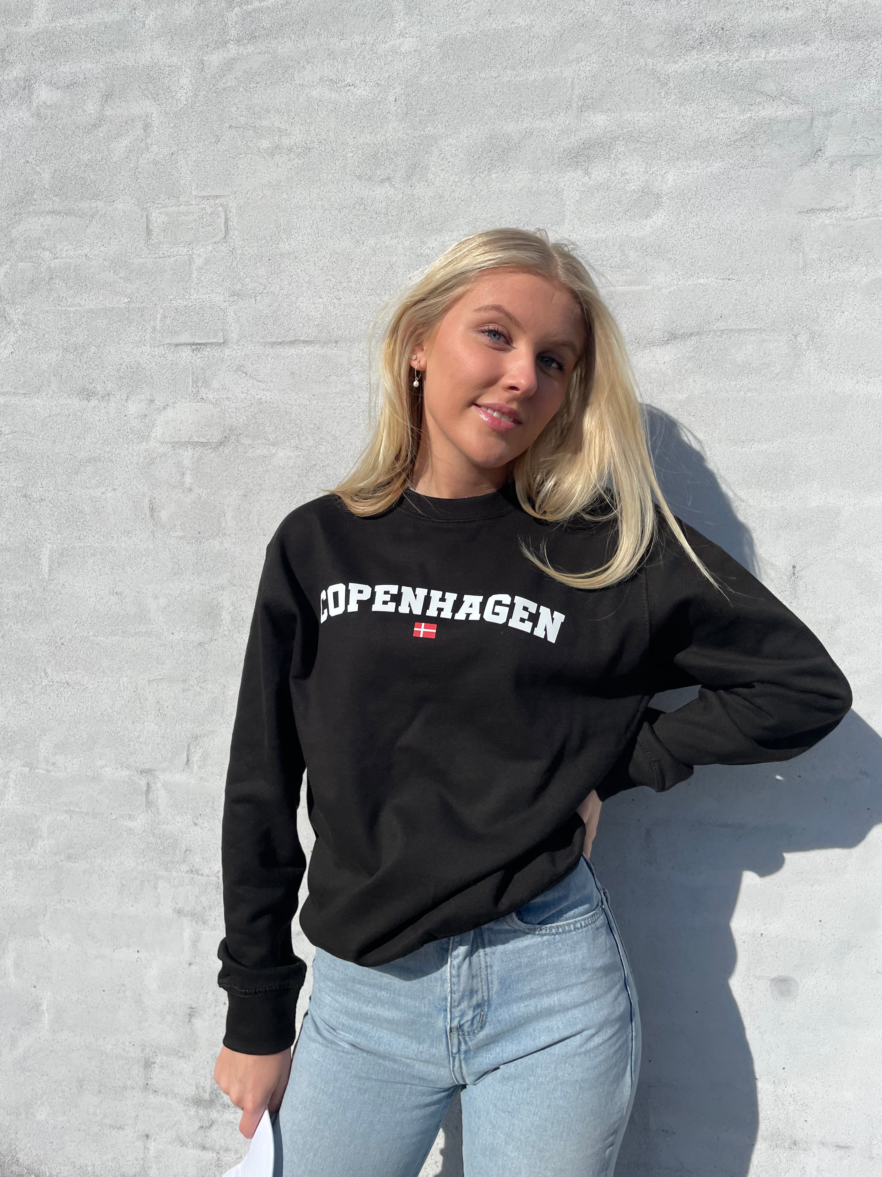 Copenhagen - Sort Sweatshirt