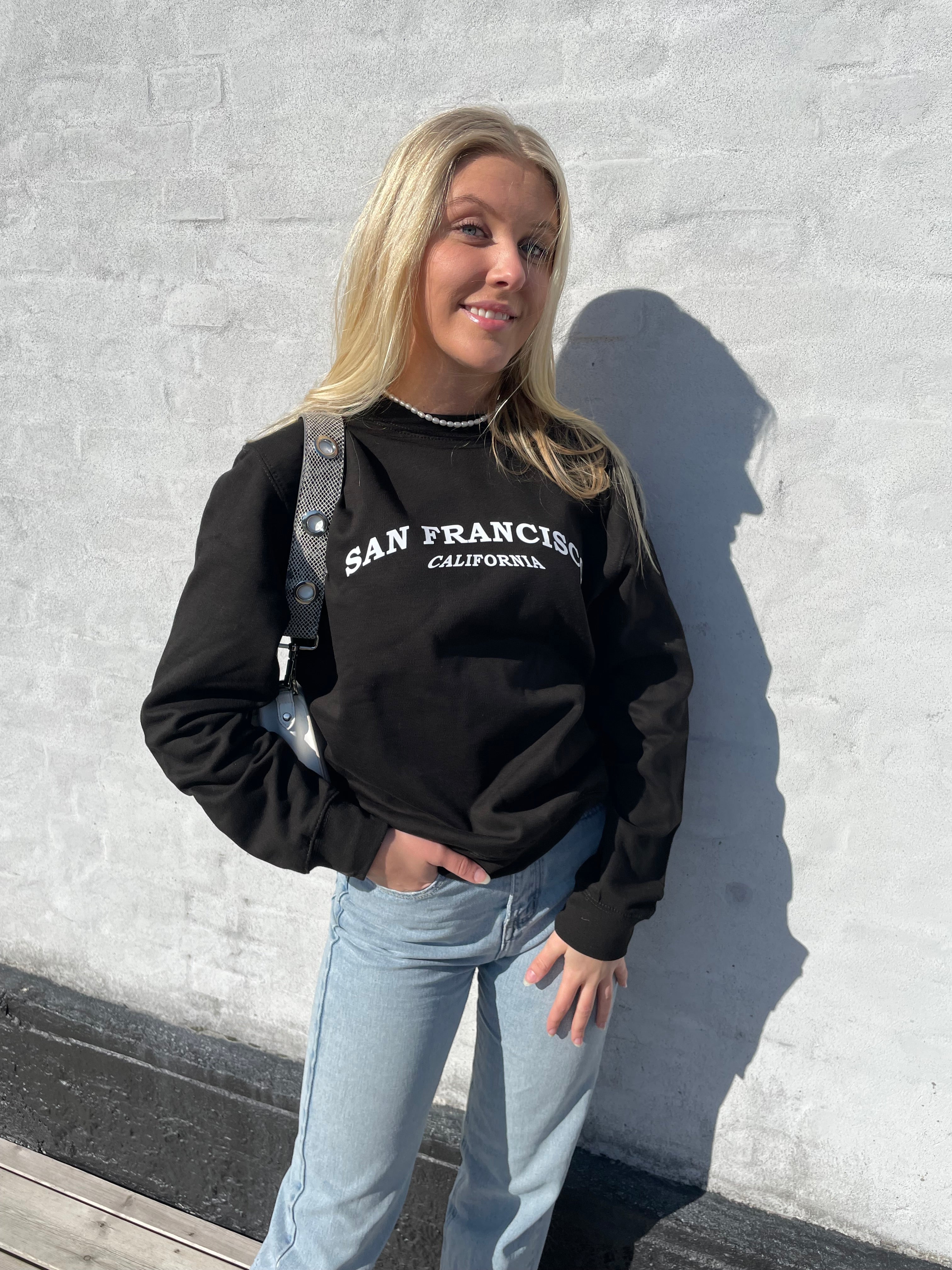 San Francisco - Sort Sweatshirt