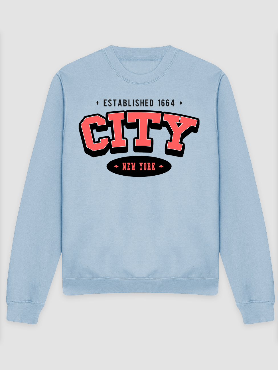 Varsity NYC - Hvid Sweatshirt