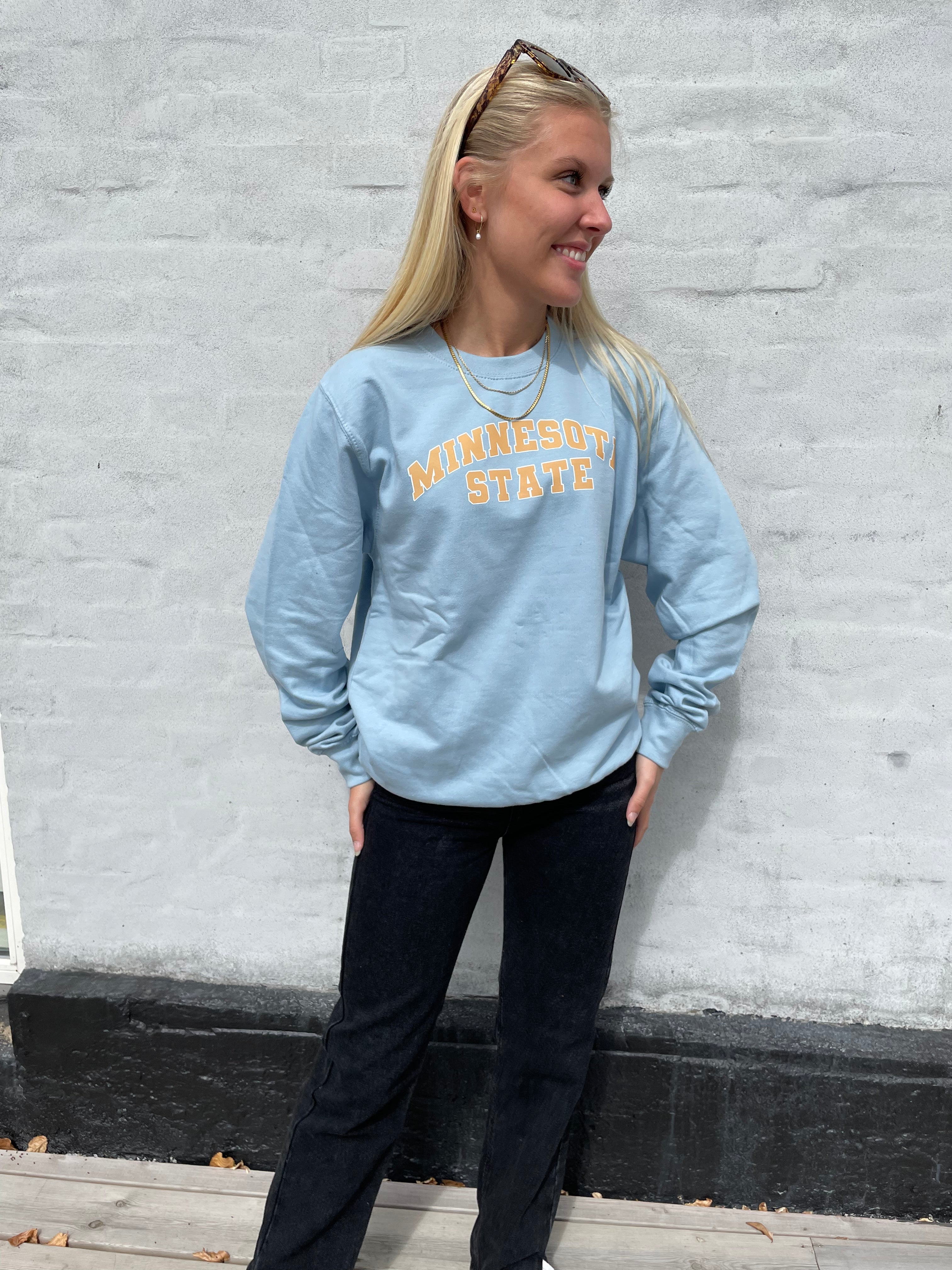 Minnesota State - Himmelblå Sweatshirt