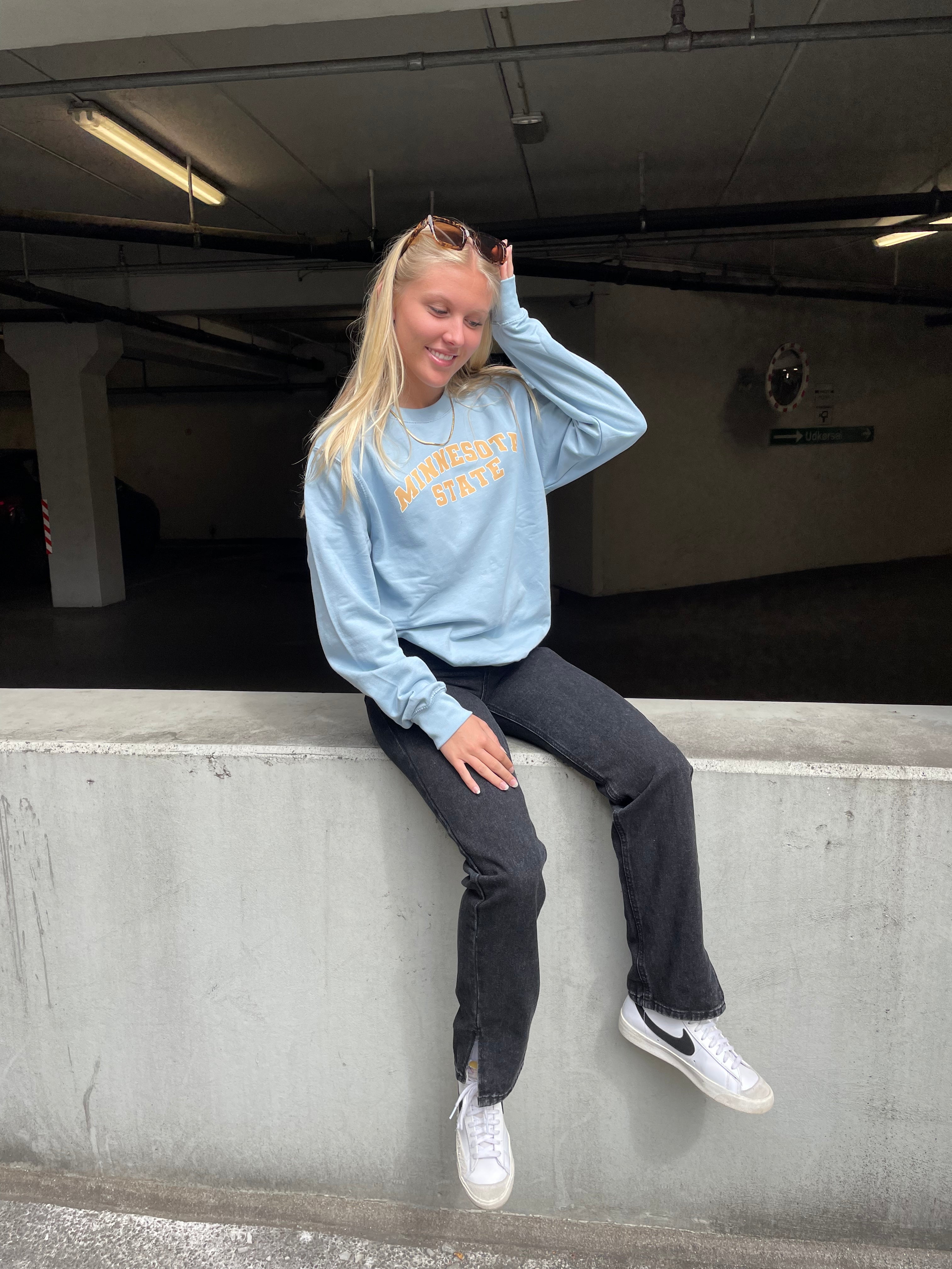 Minnesota State - Himmelblå Sweatshirt