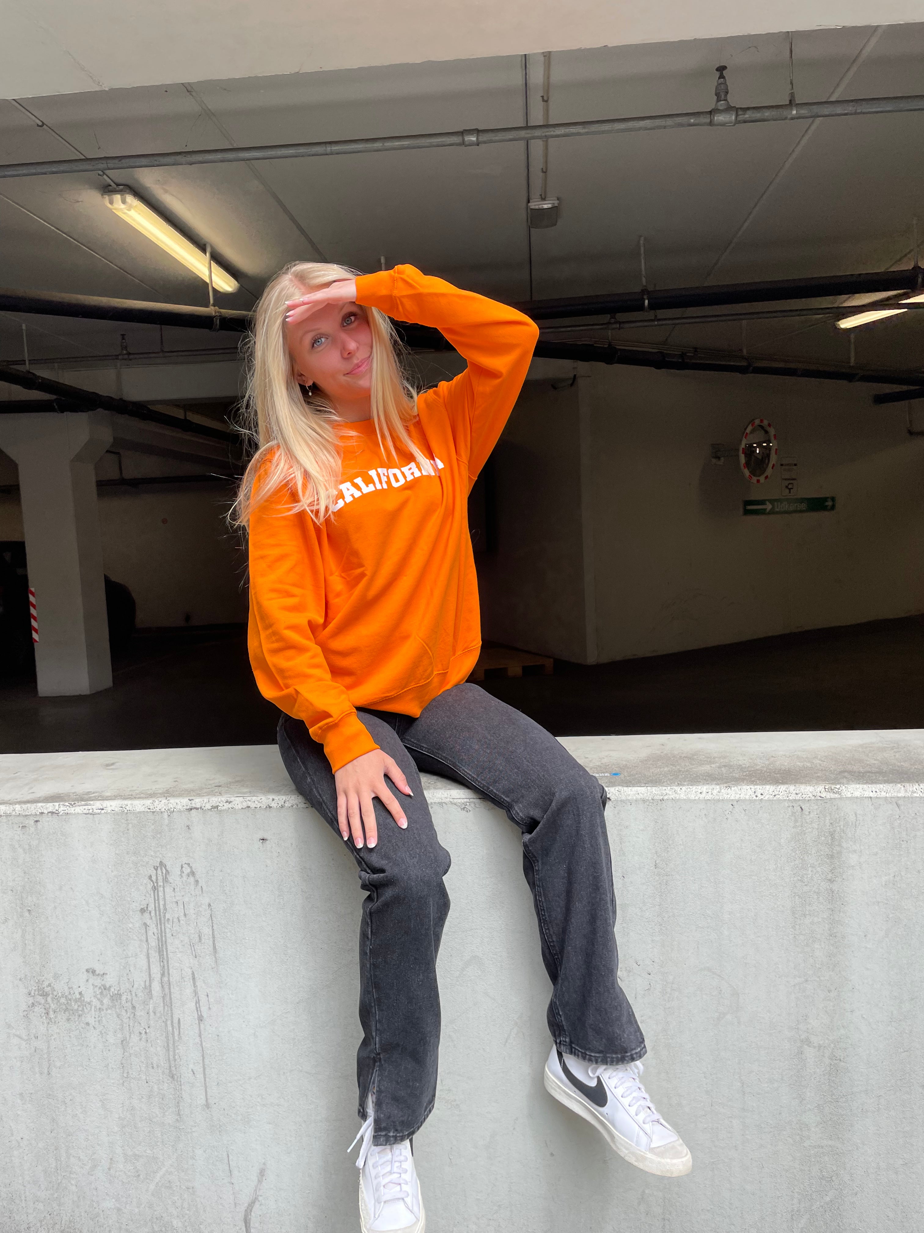 California - Orange Sweatshirt