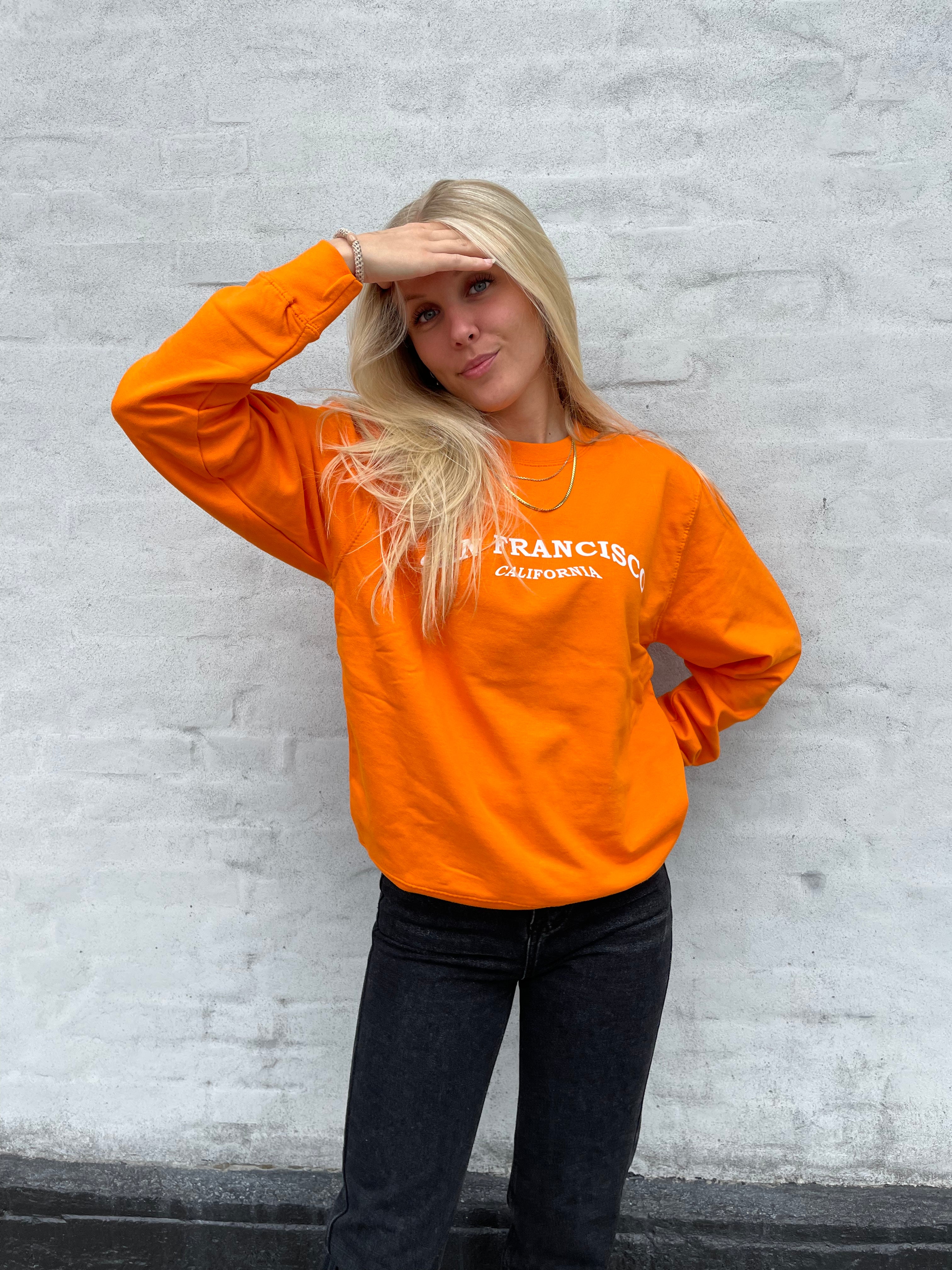 San Francisco - Orange Sweatshirt