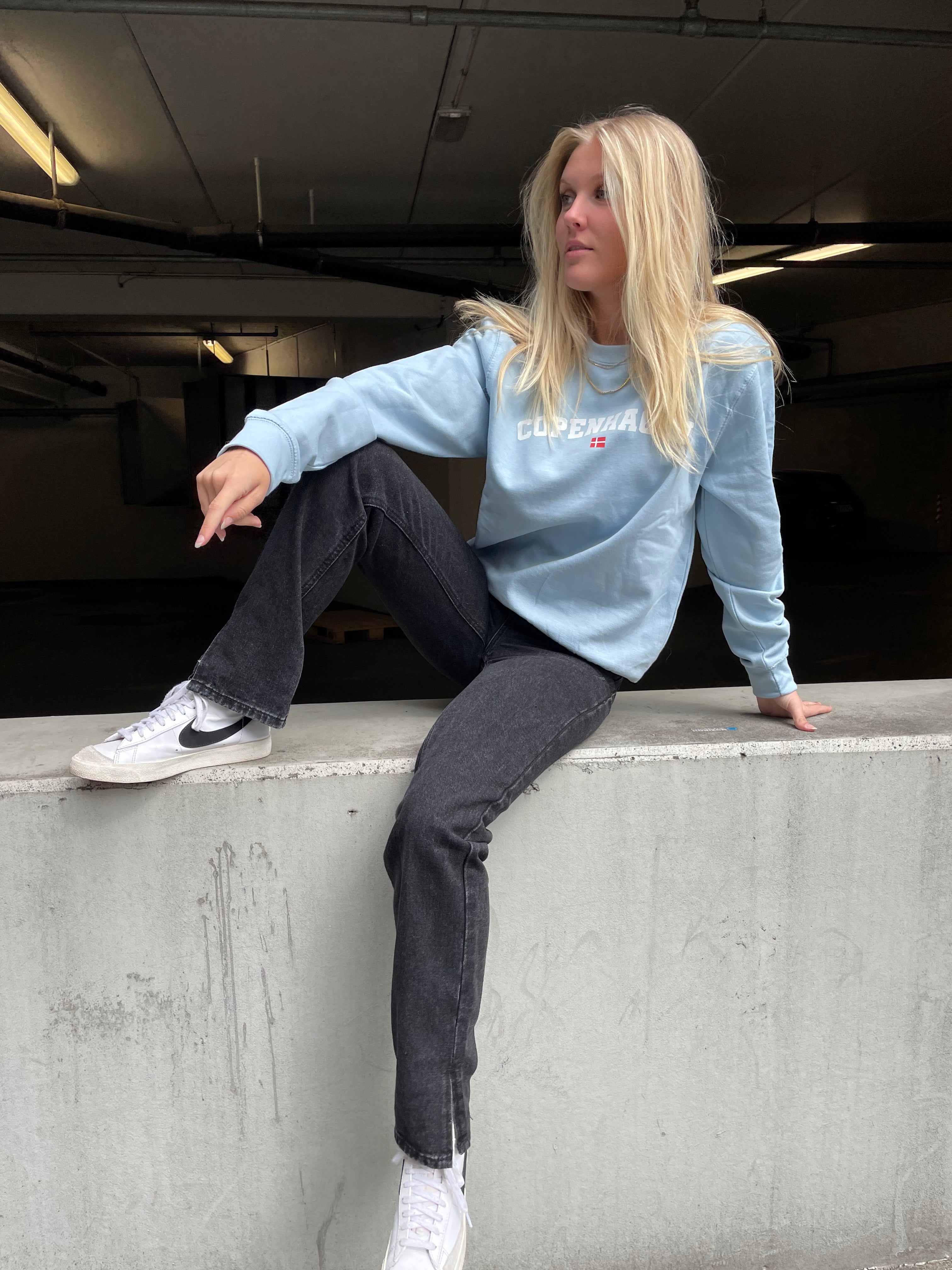 Copenhagen - Himmelblå Sweatshirt