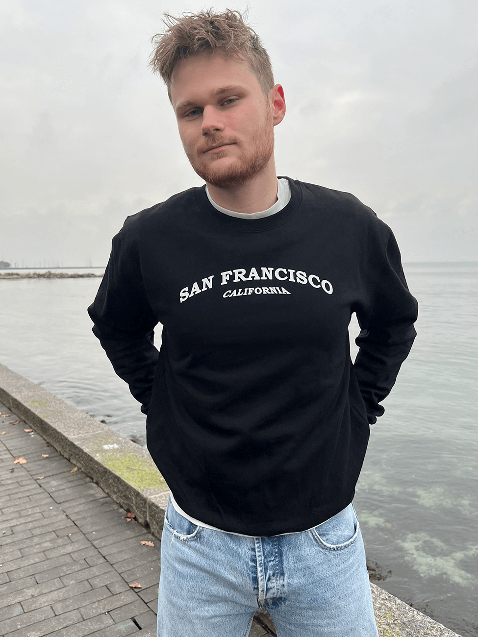 San Francisco - Sort Sweatshirt