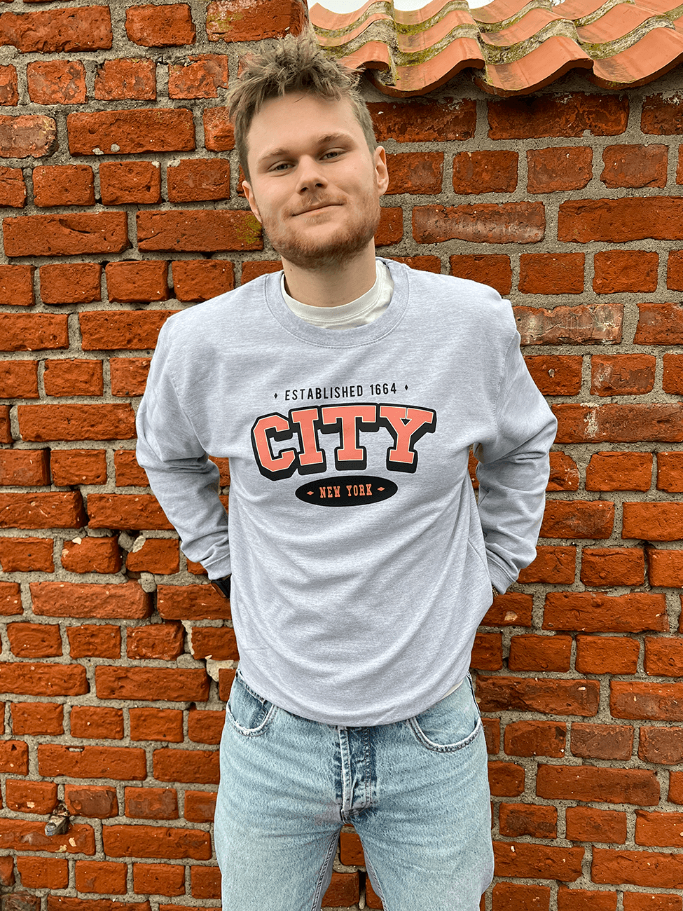 Varsity NYC - Grå Sweatshirt