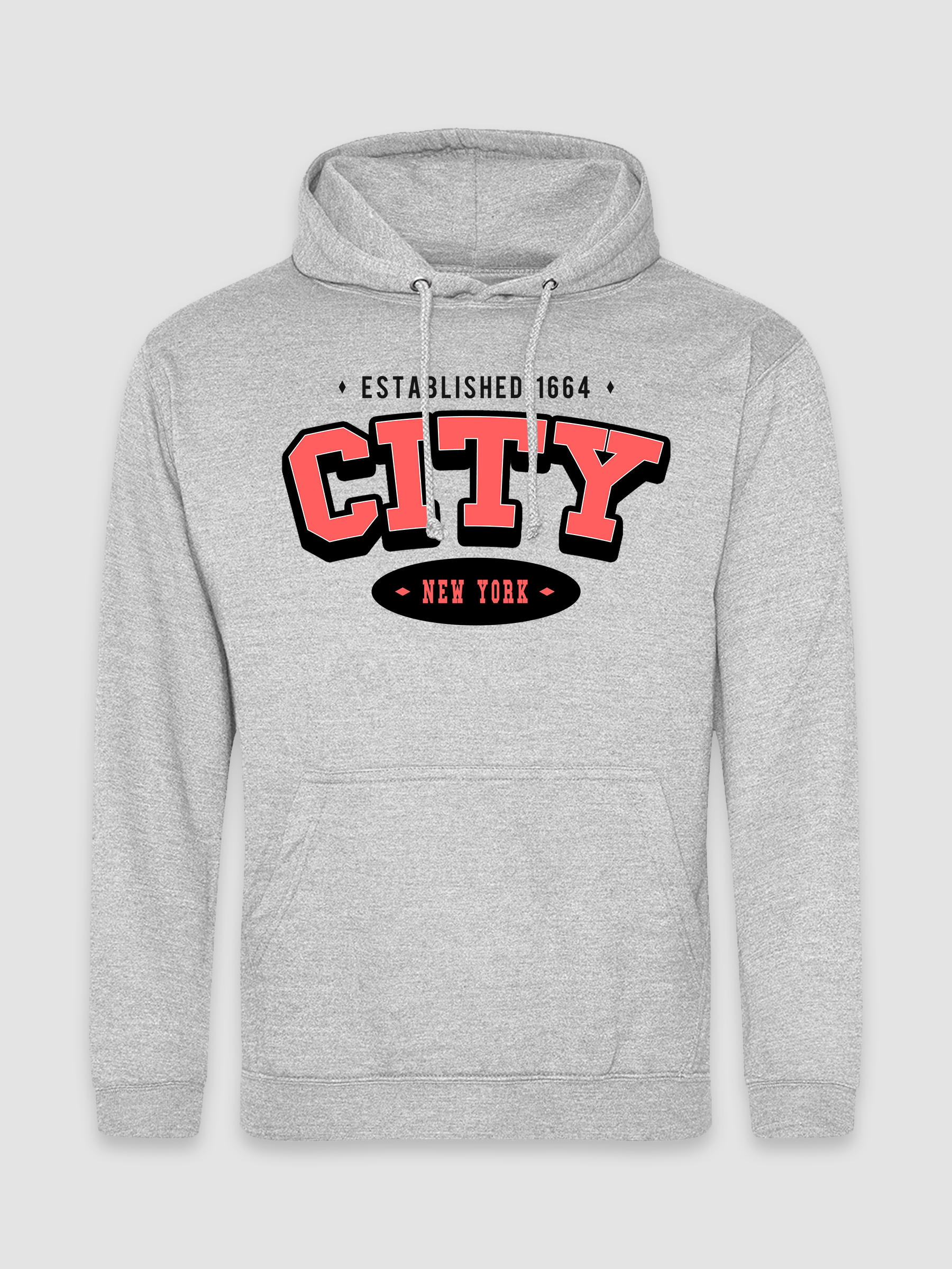 Varsity NYC - Himmelblå Hoodie
