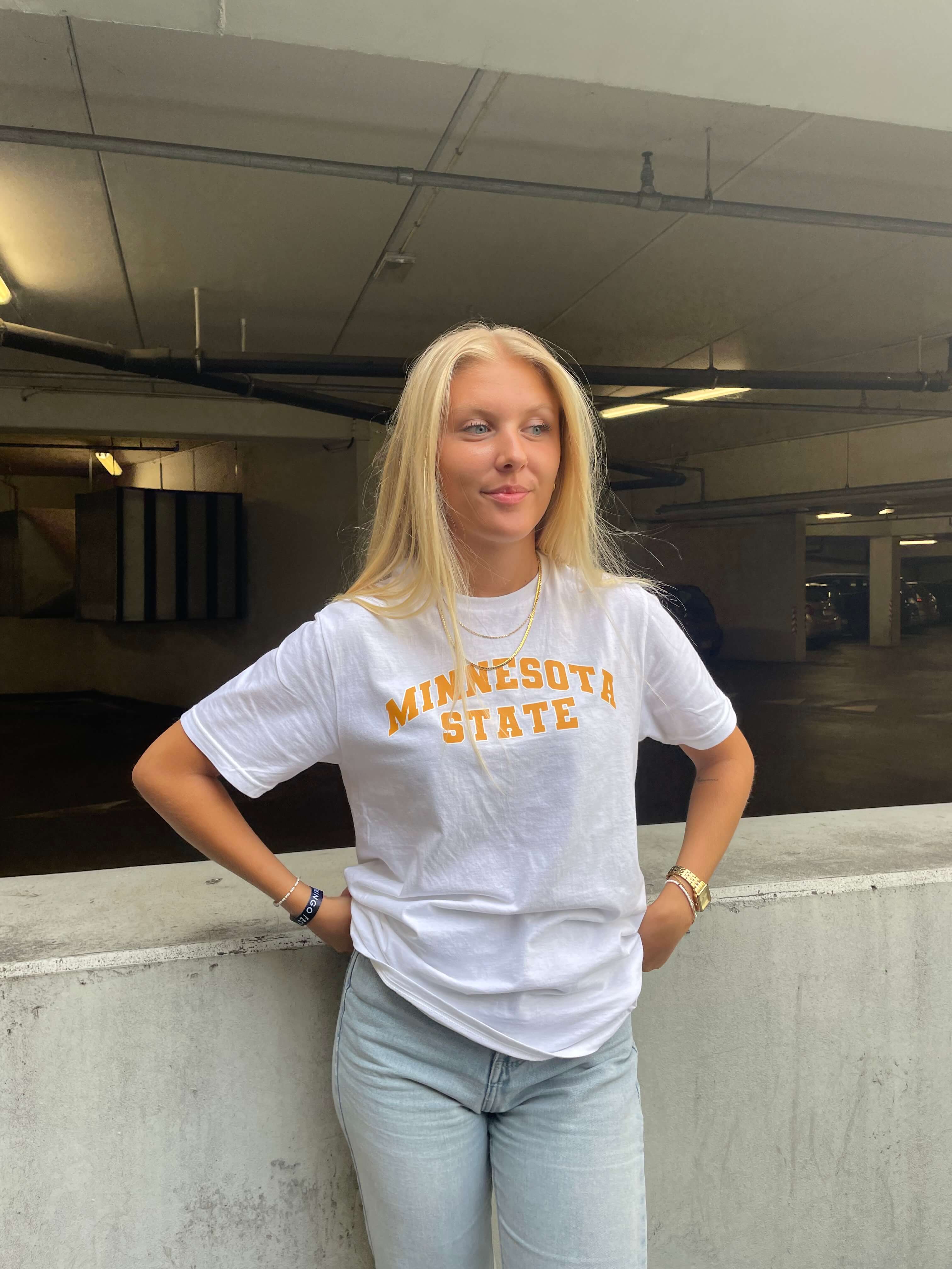 Minnesota State - Hvid T-Shirt
