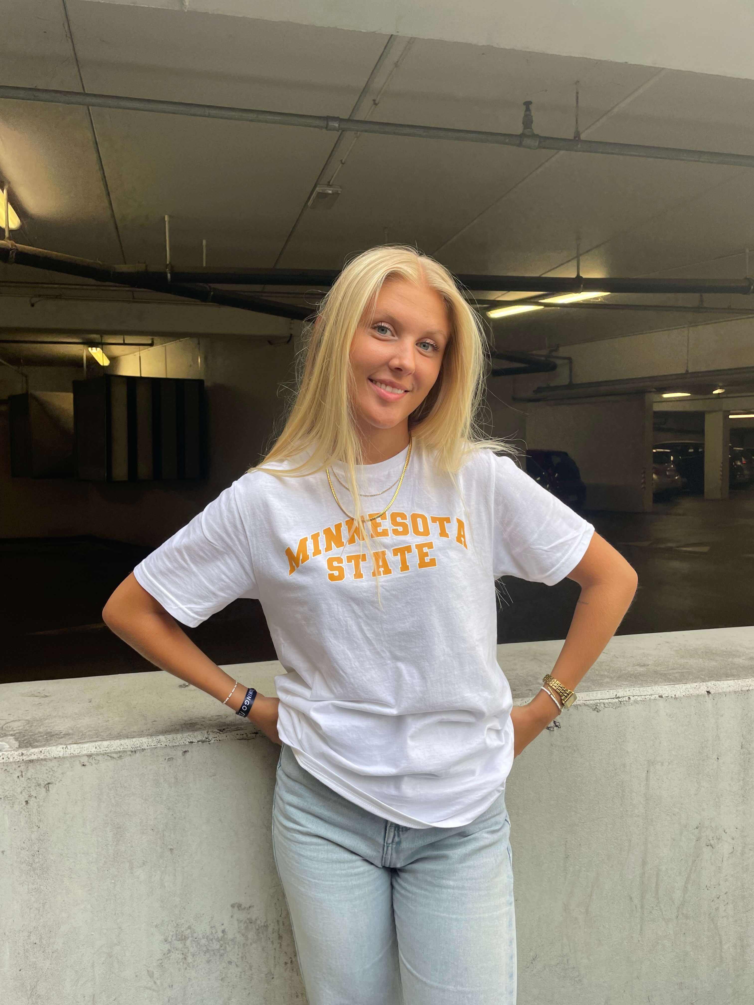 Minnesota State - Hvid T-Shirt