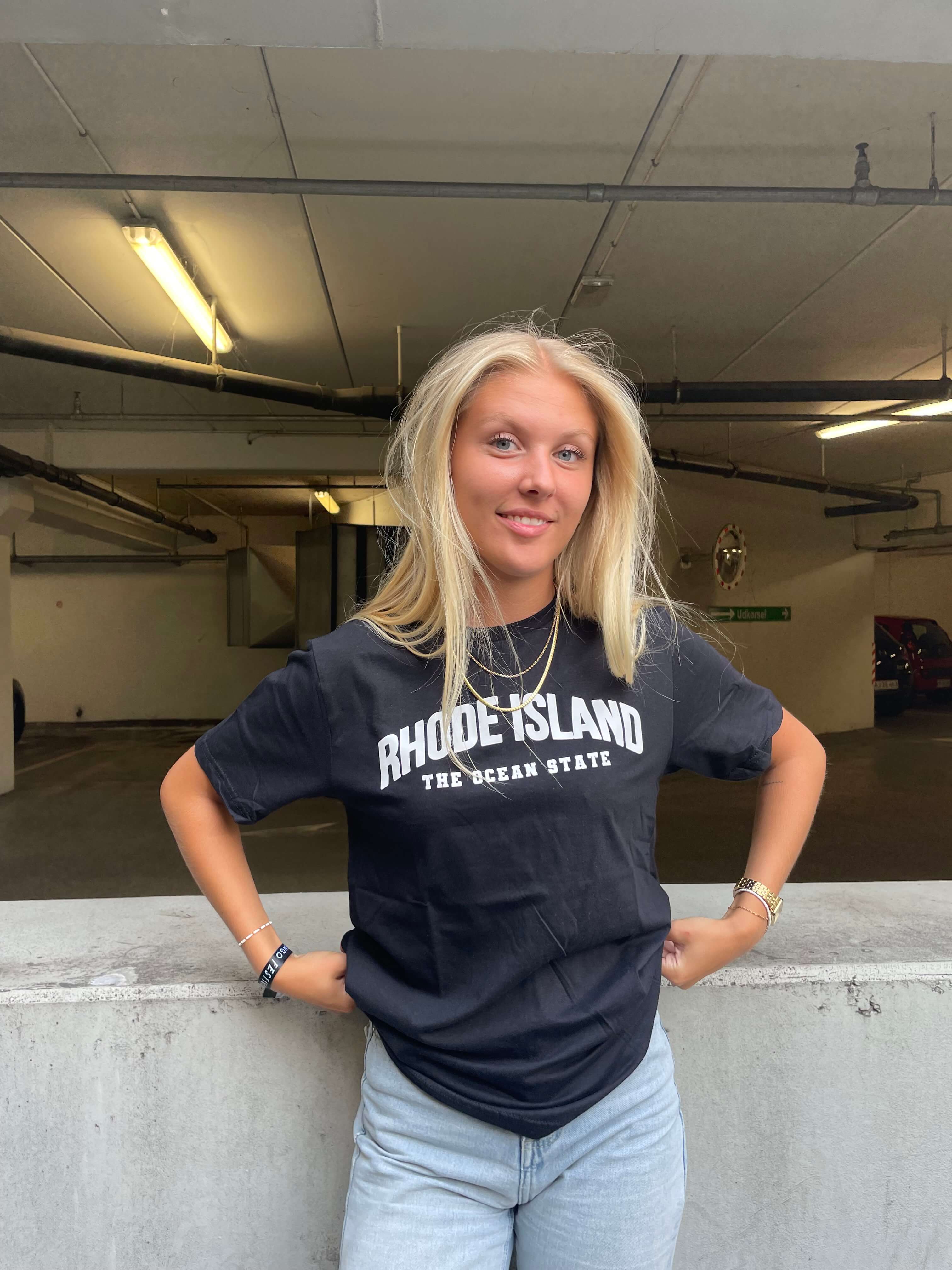 Rhode Island - Sort T-Shirt