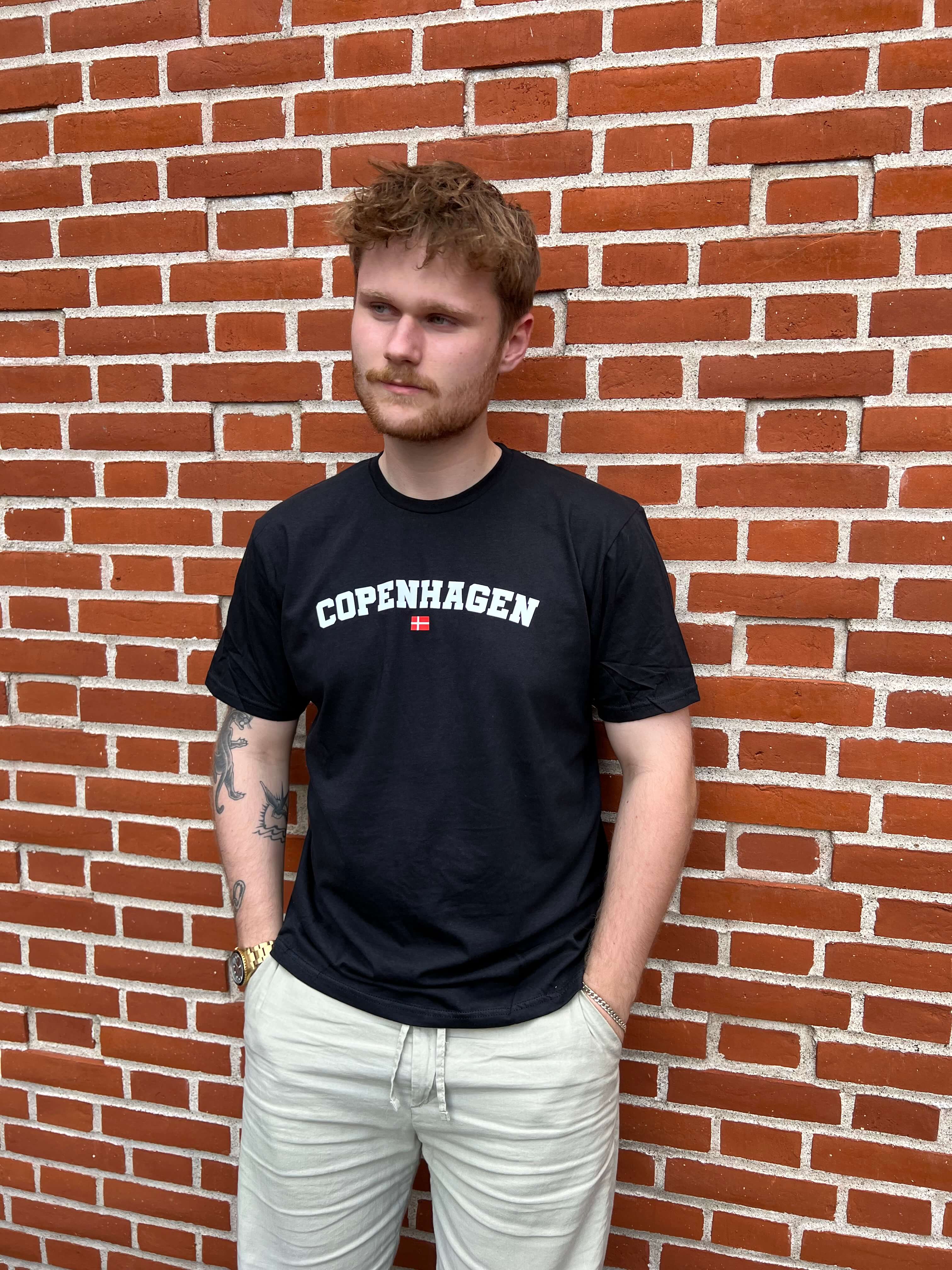 Copenhagen - Sort T-Shirt
