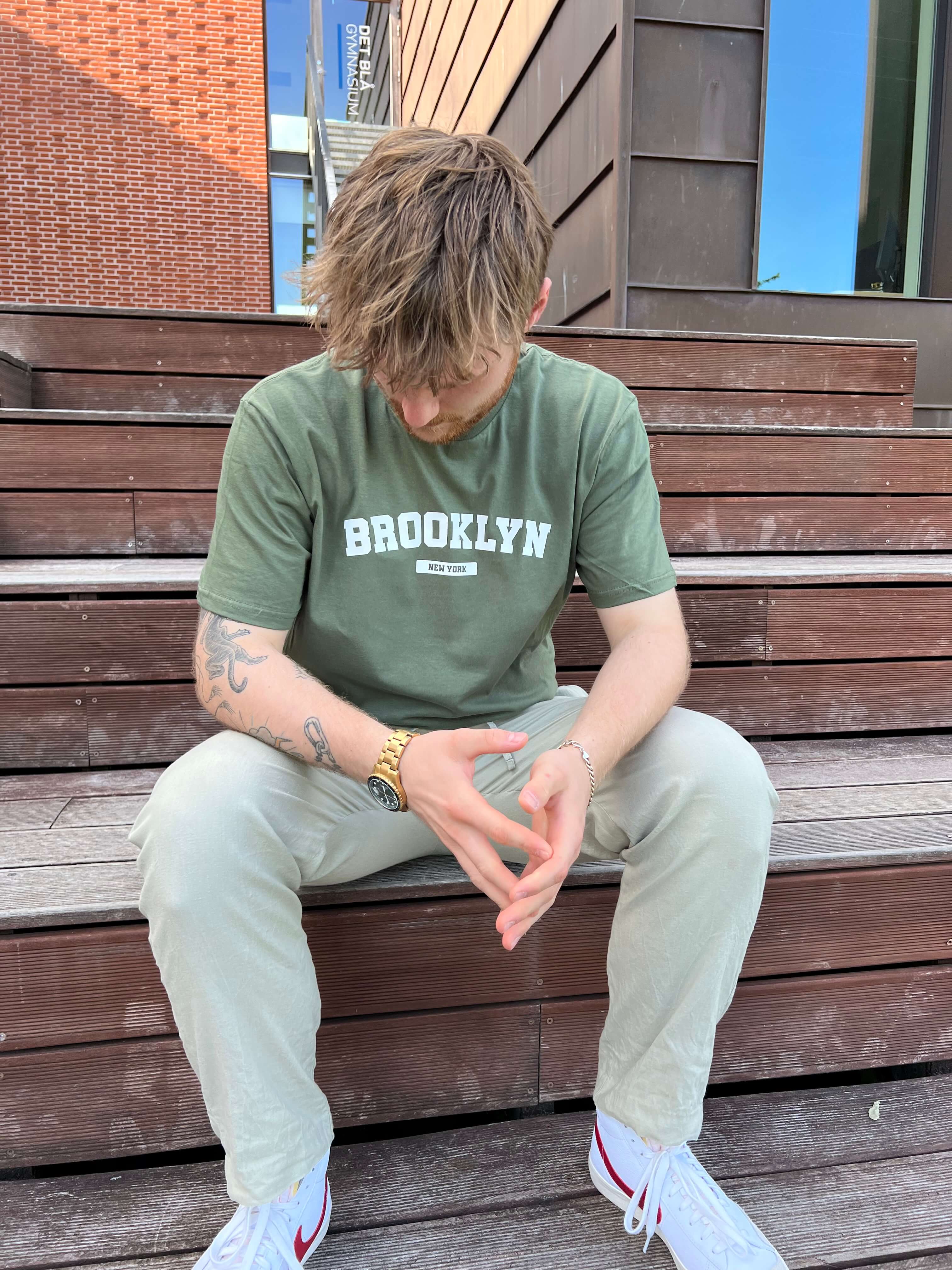 Brooklyn - Oliven T-Shirt