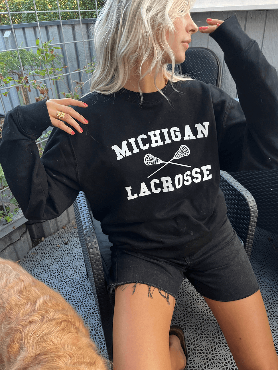 Michigan Lacrosse - Sort Sweatshirt