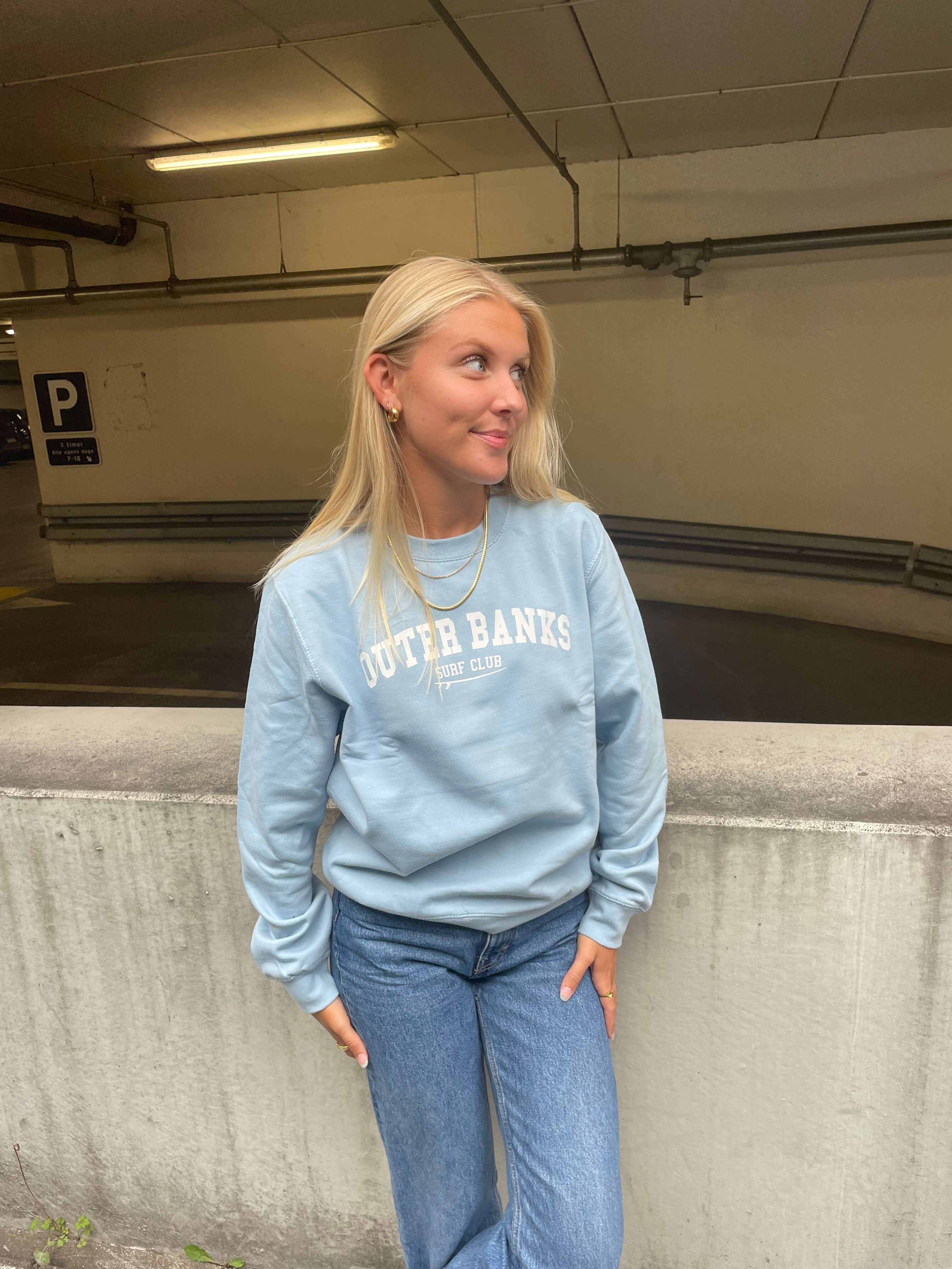 Outer Banks - Himmelblå Sweatshirt