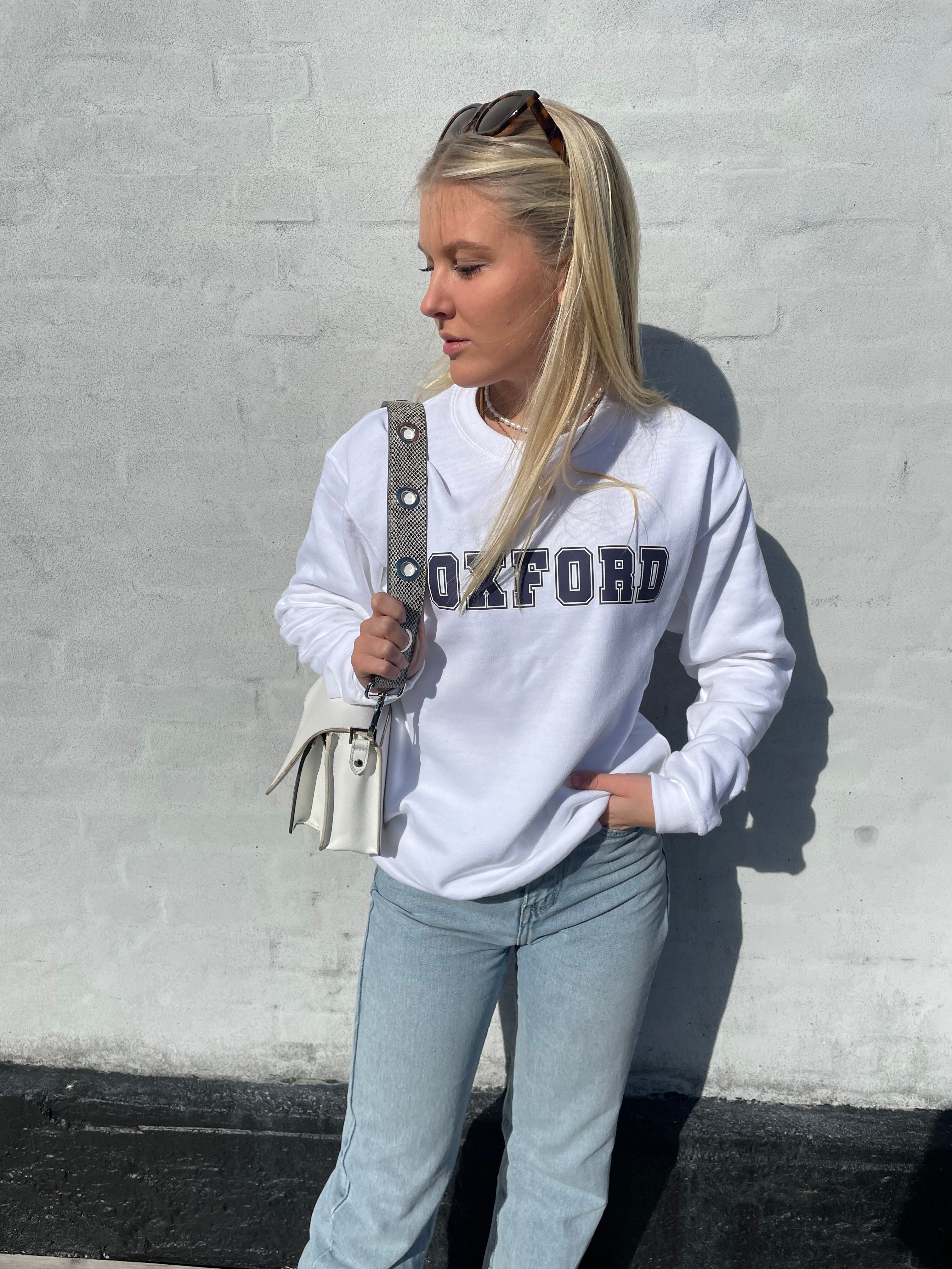 Oxford - Hvid Sweatshirt