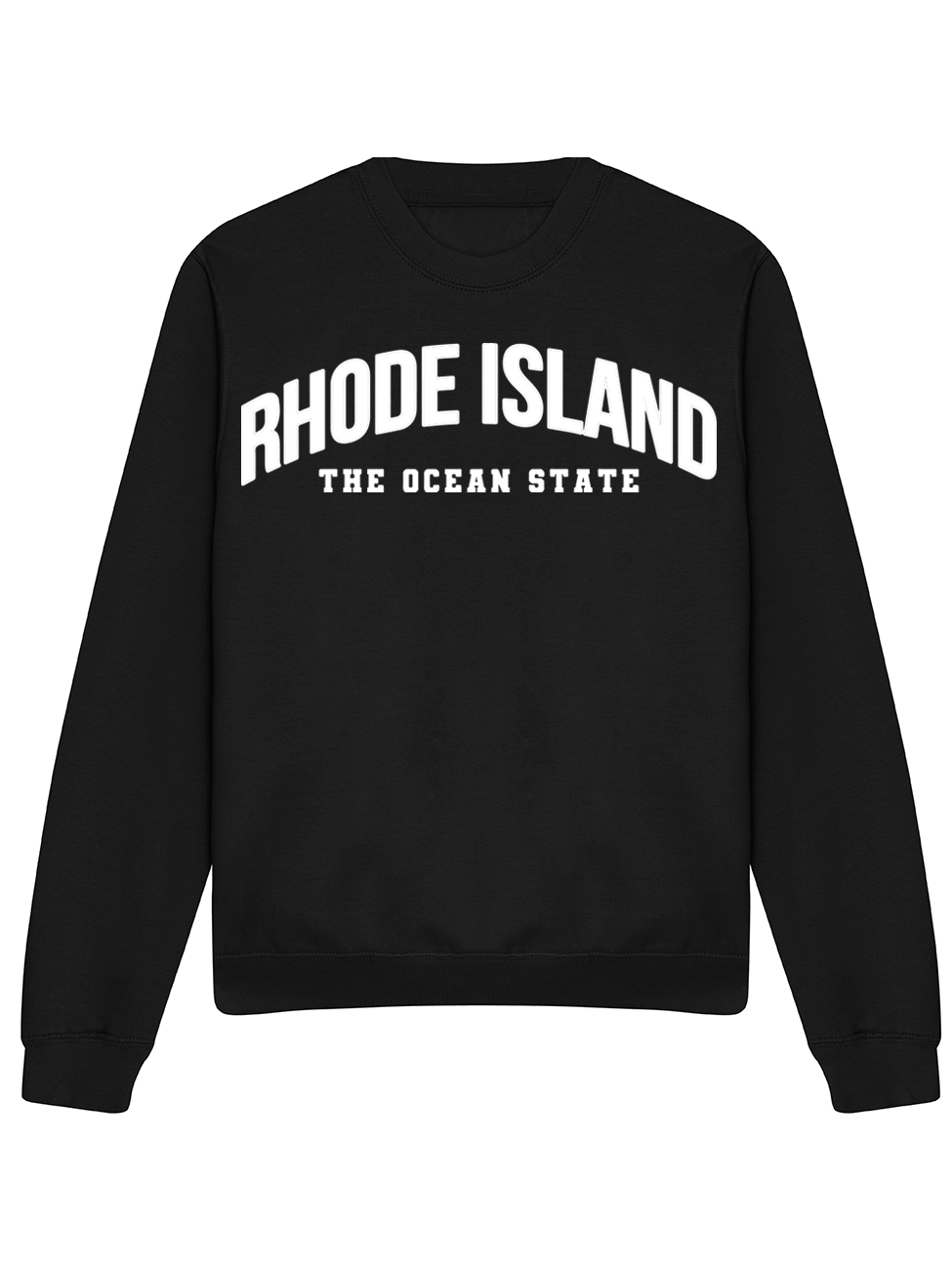 Rhode Island - Sort Sweatshirt