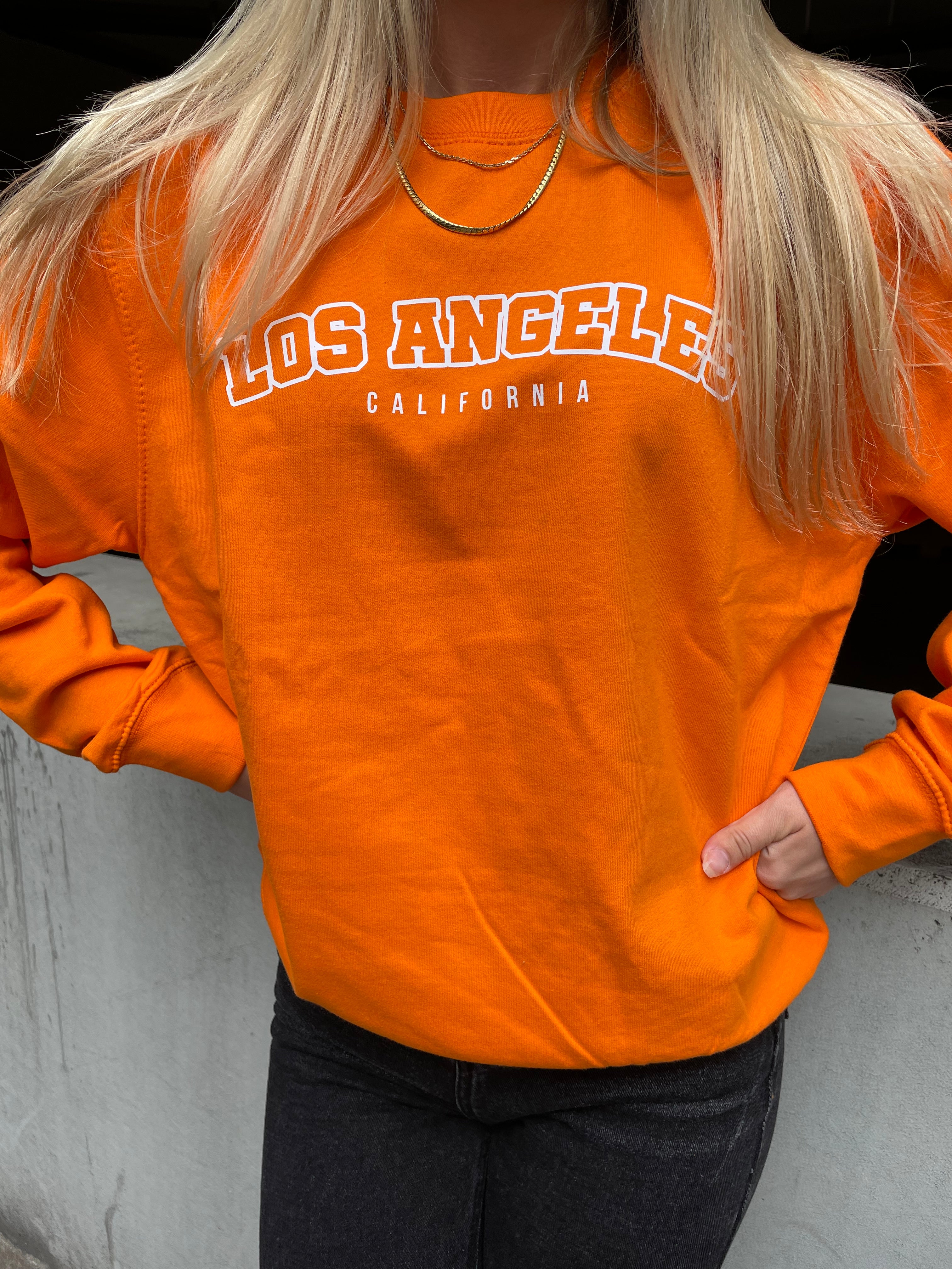 Los Angeles - Orange Sweatshirt