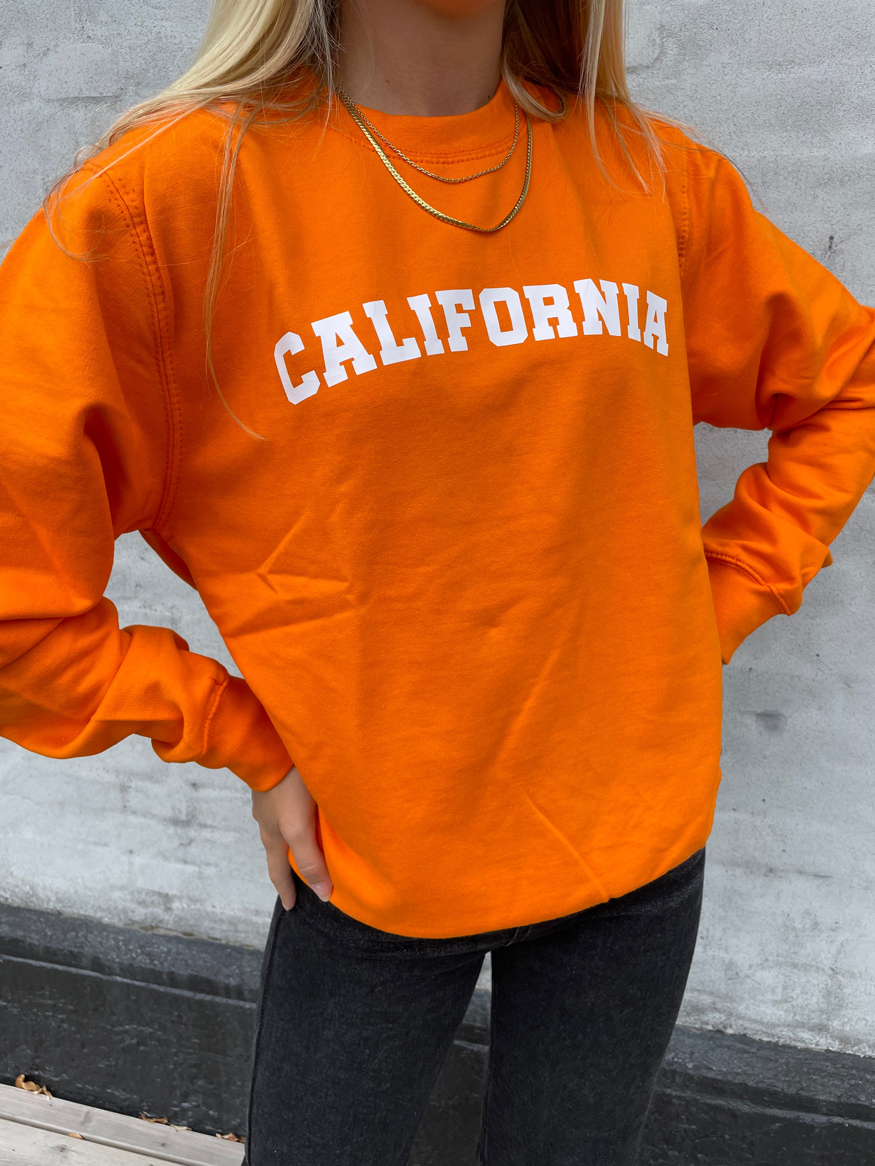 California - Orange Sweatshirt