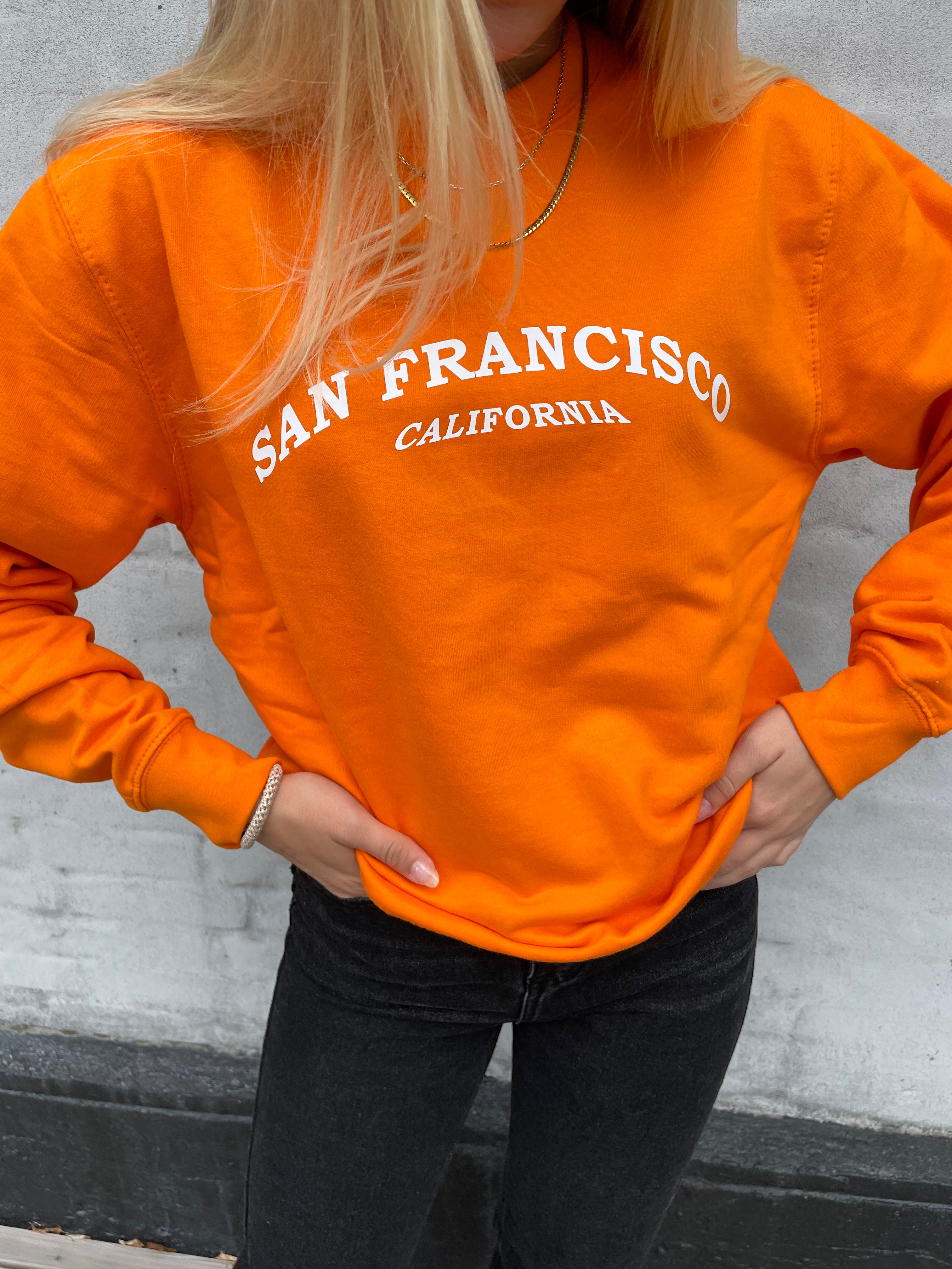 San Francisco - Orange Sweatshirt