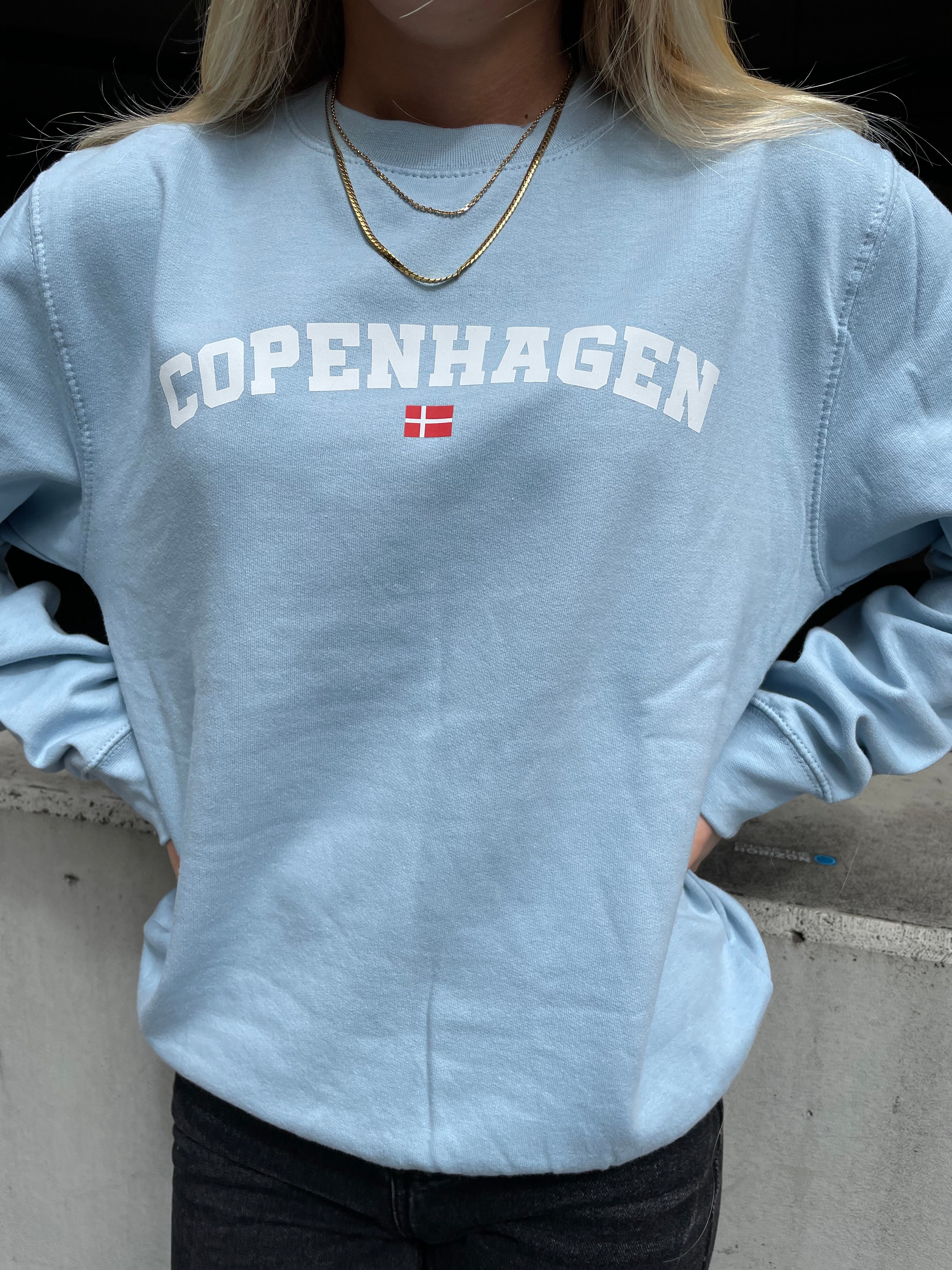 Copenhagen - Himmelblå Sweatshirt
