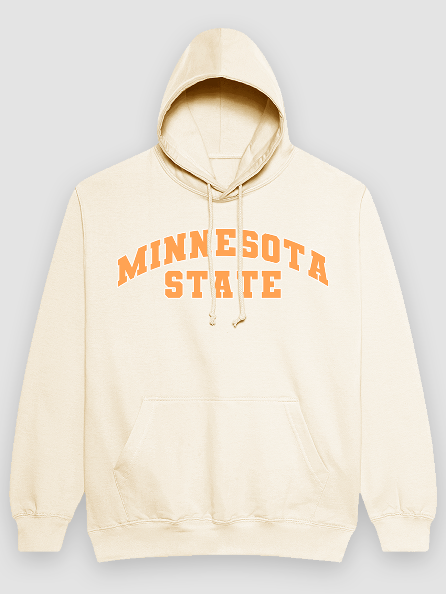 Minnesota State - Grå Melange Hoodie