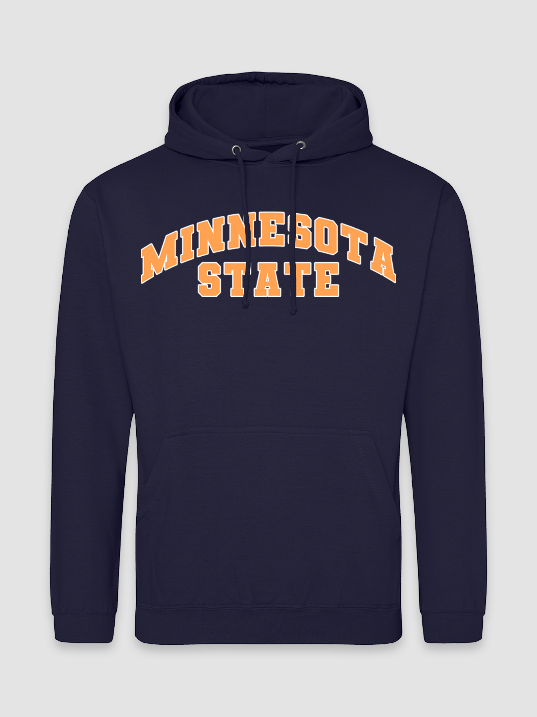 Minnesota State - Grå Melange Hoodie