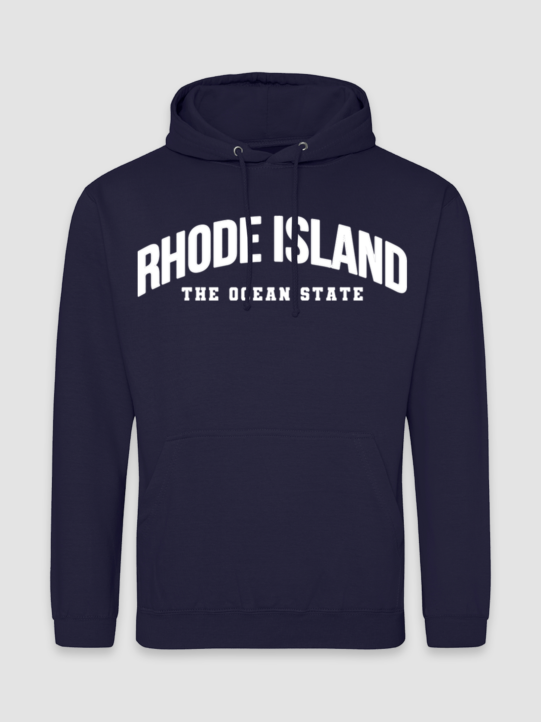 Rhode Island - Navy Hoodie